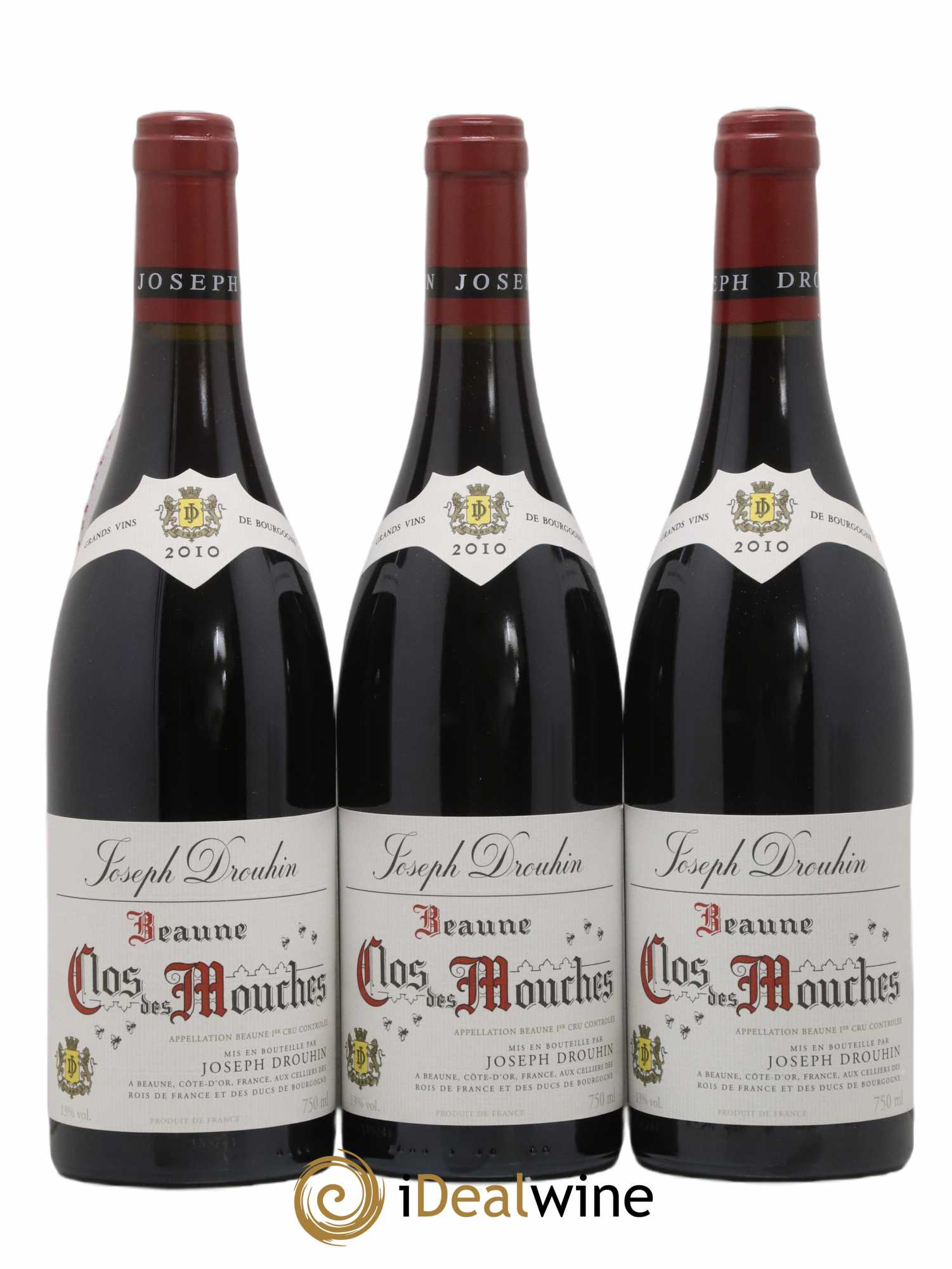 Beaune 1er Cru Clos des Mouches Joseph Drouhin 2010 - Lot de 3 bouteilles - 0