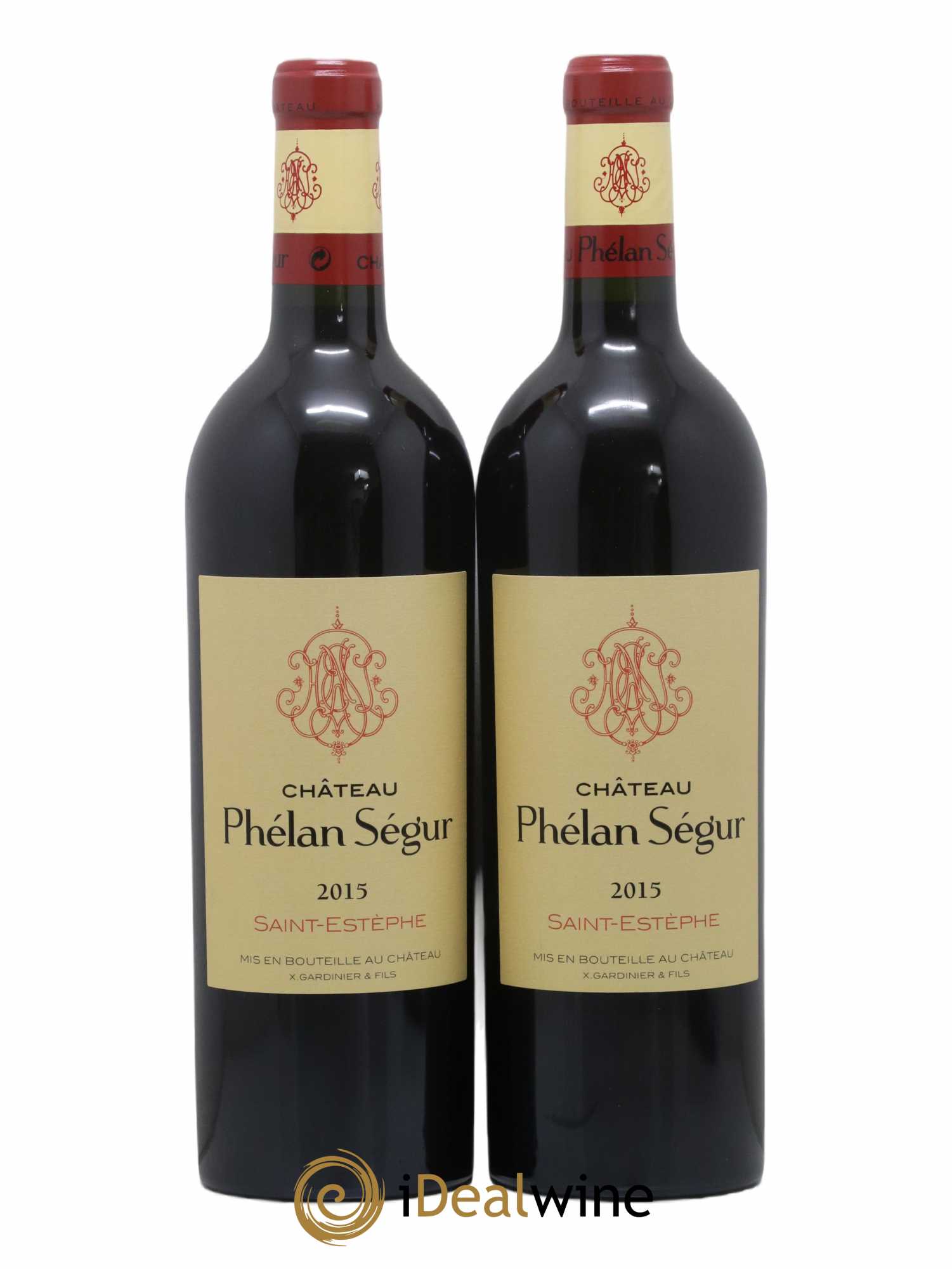 Château Phélan Ségur 2015 - Lot de 2 bouteilles - 0