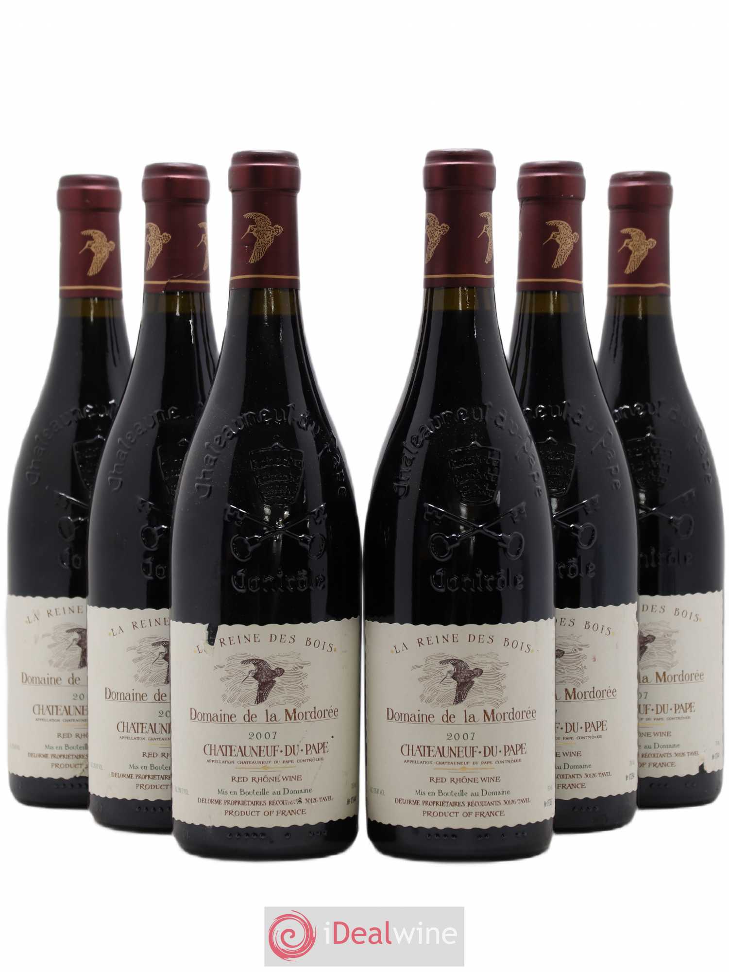 Châteauneuf-du-Pape Cuvée de la Reine des Bois La Mordorée (Domaine de) 2007 - Lot de 6 bouteilles - 0