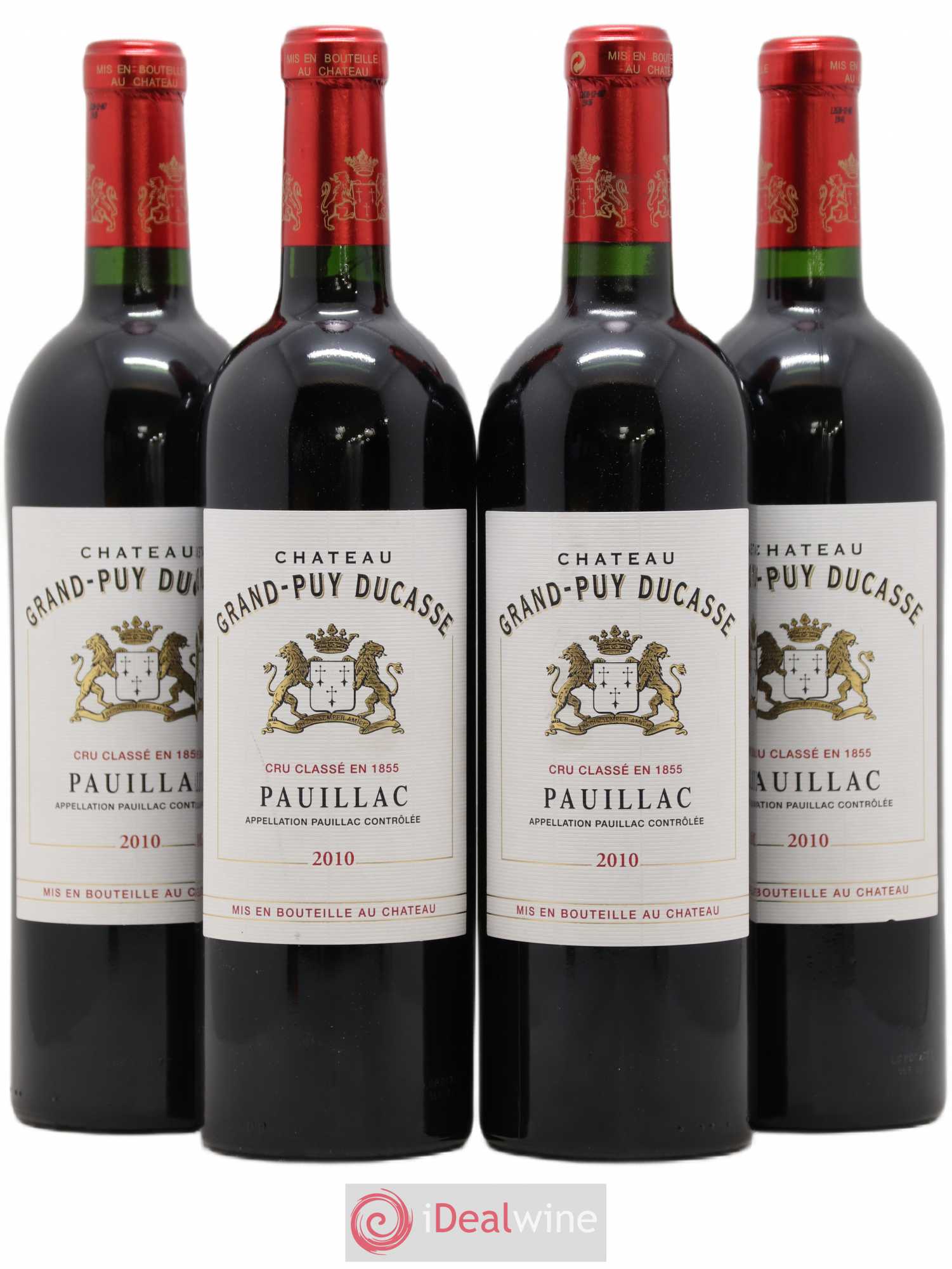 Château Grand Puy Ducasse 5ème Grand Cru Classé 2010 - Lot de 4 bouteilles - 0