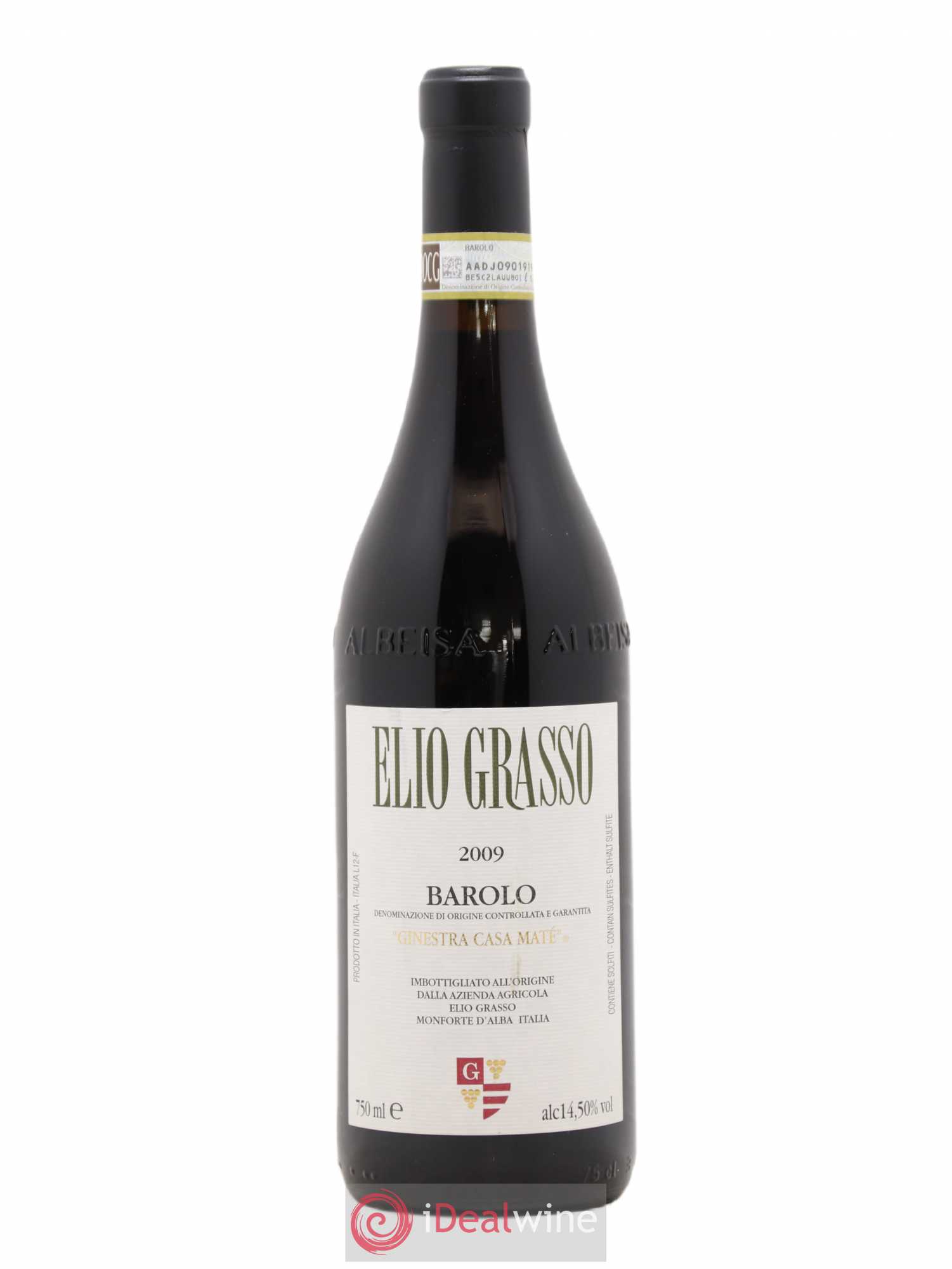 Barolo Ginestra Casa Maté Elio Grasso 2009 - Posten von 1 Flasche - 0