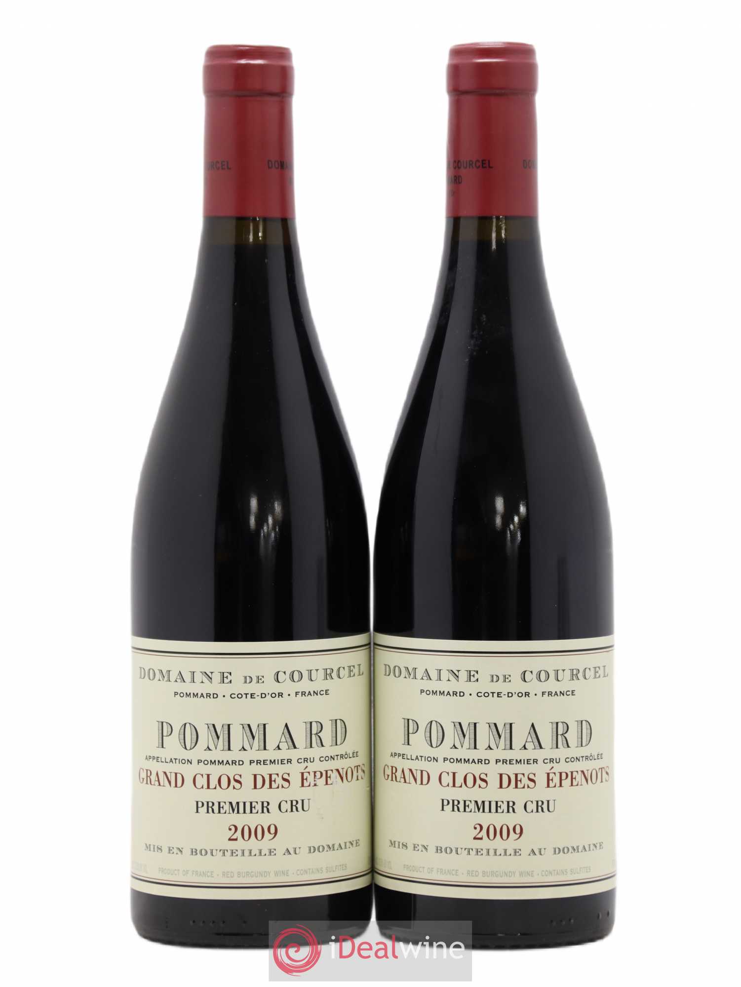 Pommard 1er Cru Grand Clos des Epenots de Courcel (Domaine) 2009 - Lot de 2 bouteilles - 0