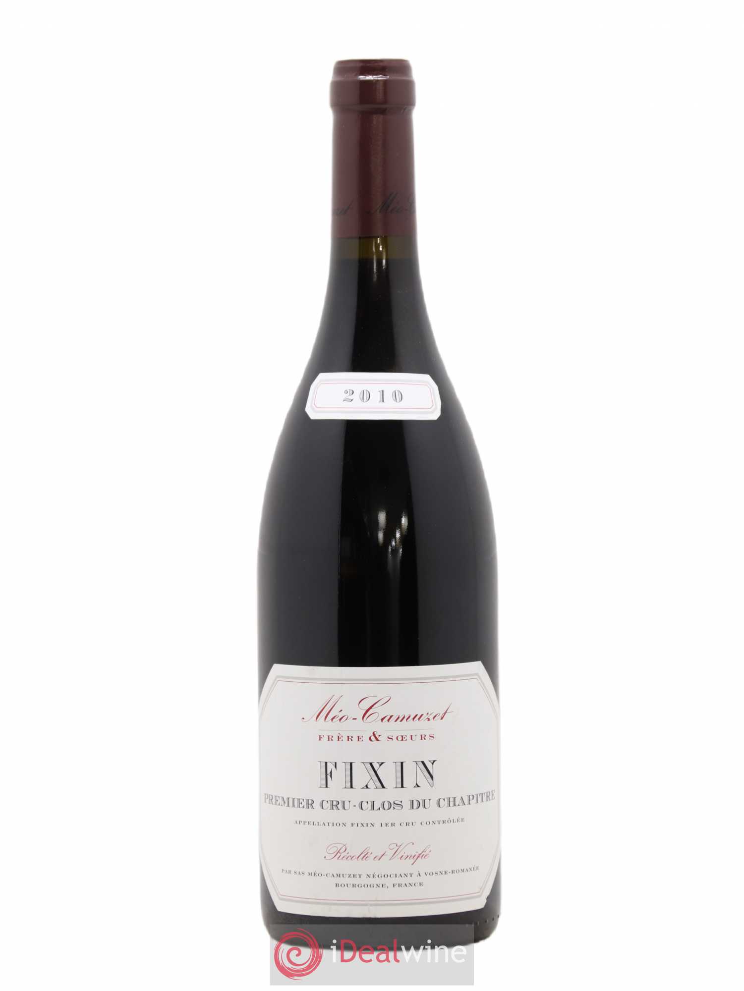 Fixin 1er Cru Clos du Chapitre Méo-Camuzet (Frère & Soeurs) 2010 - Lot de 1 bouteille - 0