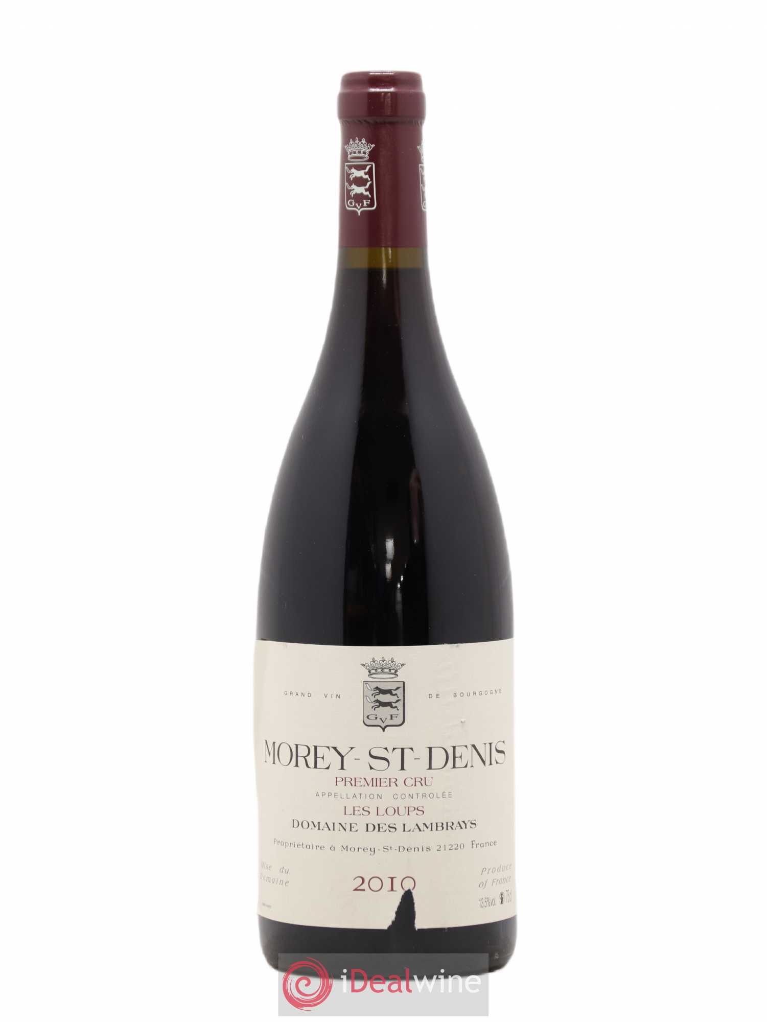 Morey-Saint-Denis 1er Cru Les Loups Domaine des Lambrays 2010 - Lot de 1 bouteille - 0