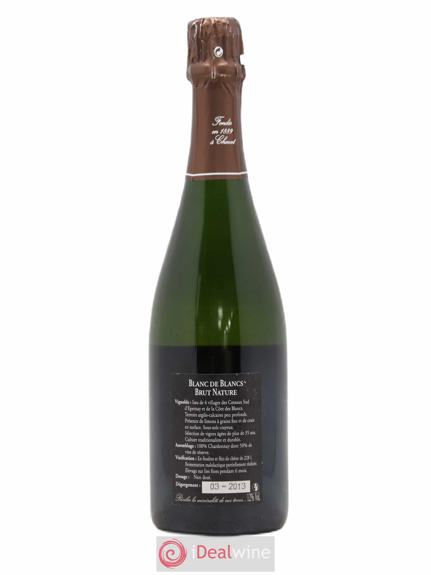 Blanc de Blancs Brut Nature Laherte Frères - Lot de 1 bouteille - 1