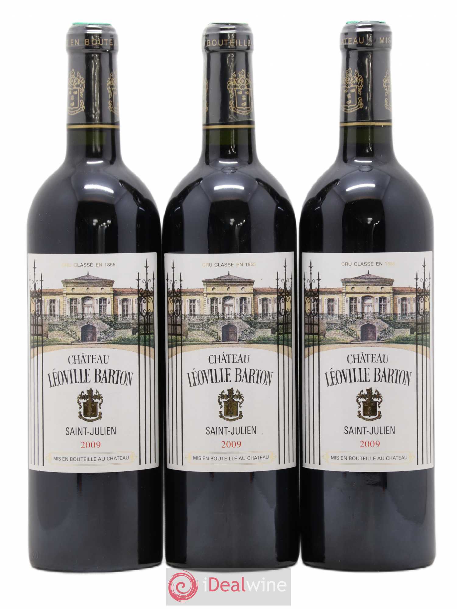 Château Léoville Barton 2ème Grand Cru Classé 2009 - Lot de 3 bouteilles - 0
