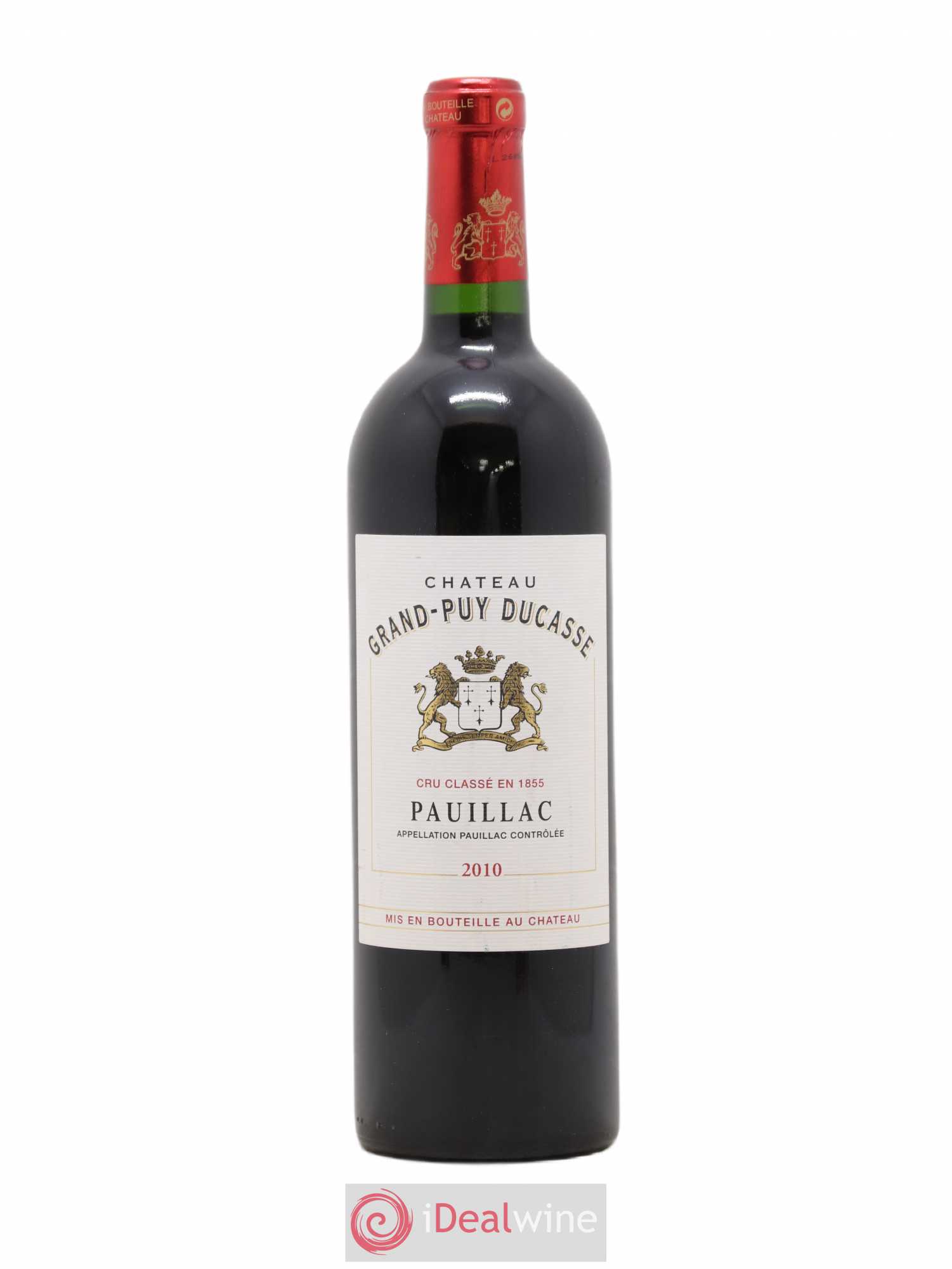 Château Grand Puy Ducasse 5ème Grand Cru Classé 2010 - Lot de 1 bouteille - 0