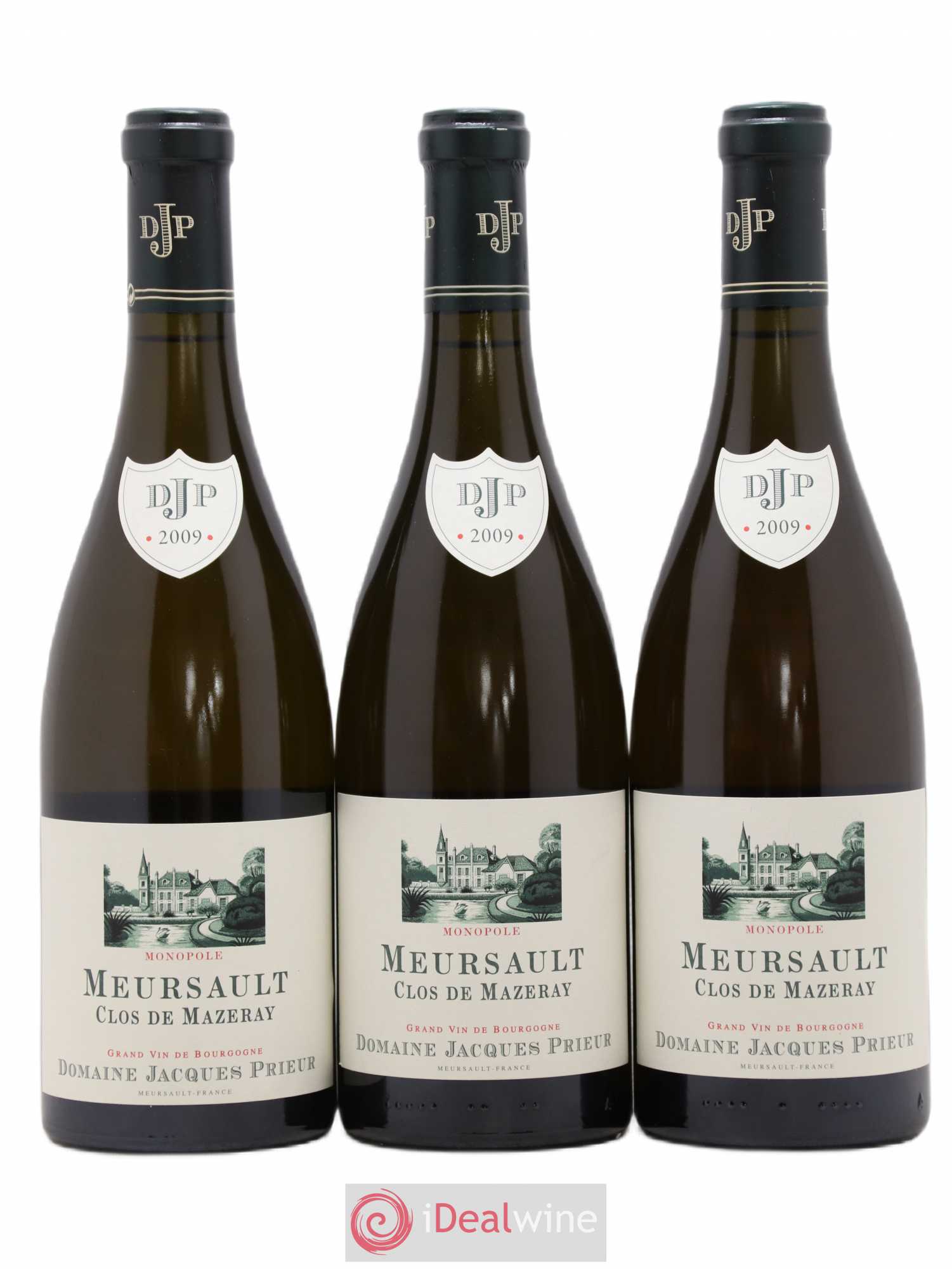Meursault Clos de Mazeray Monopole Jacques Prieur (Domaine) 2009 - Lot de 3 bouteilles - 0