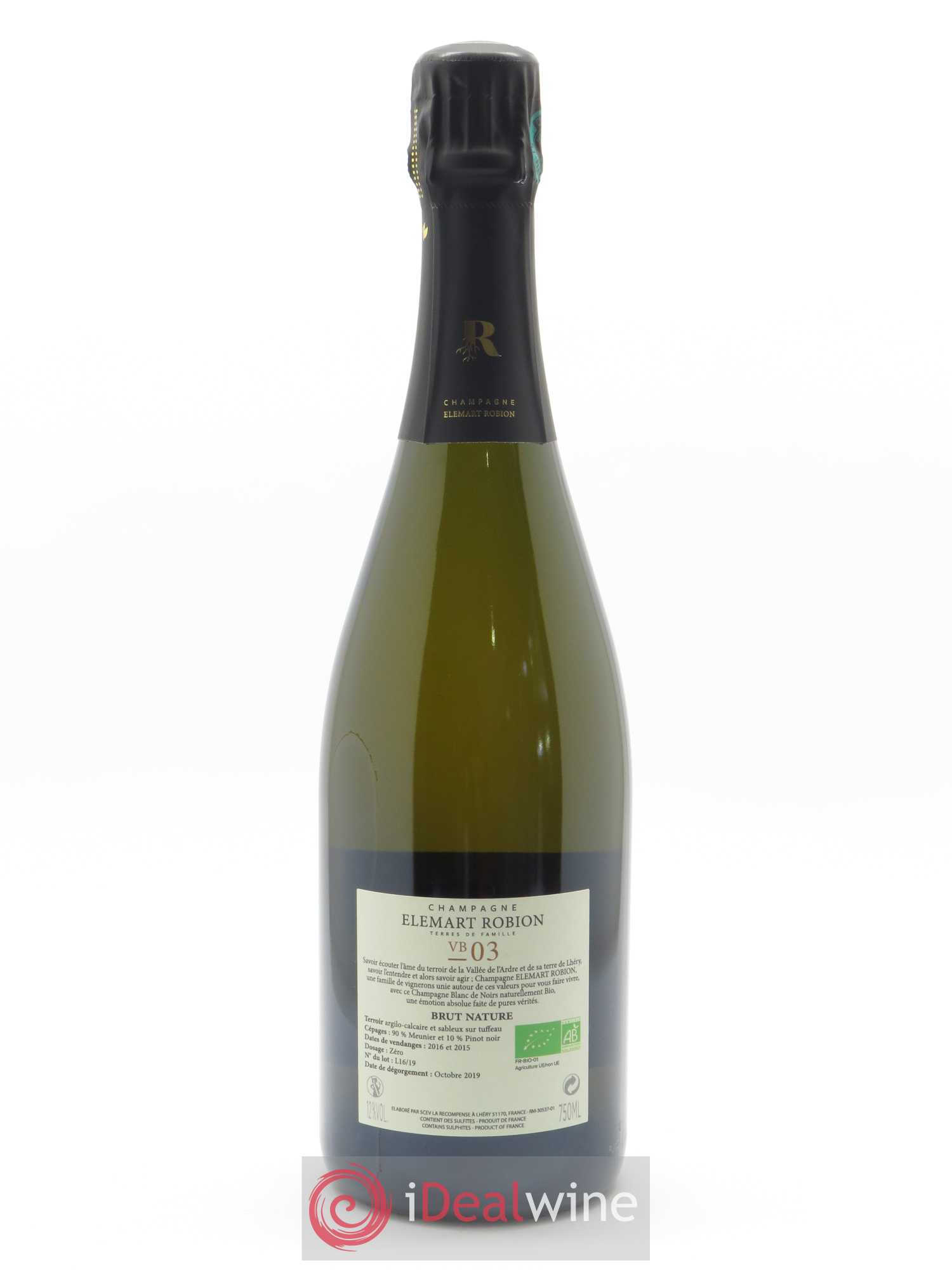 VB03 Brut Nature Elemart Robion - Lot of 1 bottle - 1