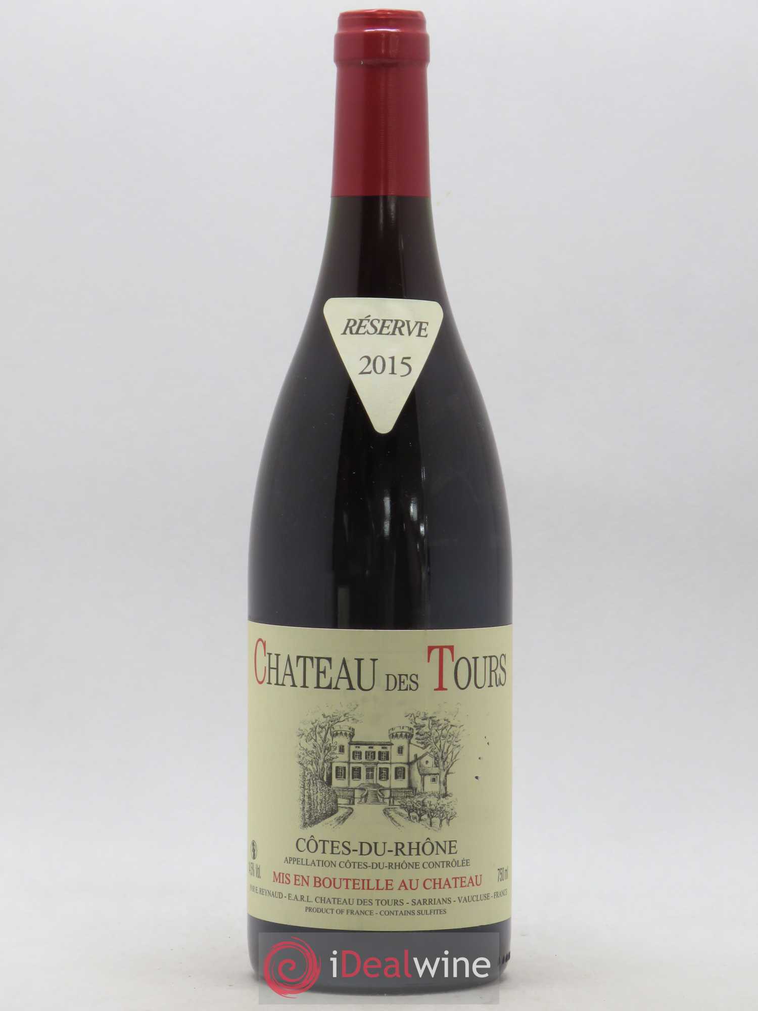 Côtes-du-Rhône Château des Tours Emmanuel Reynaud 2015 - Lot de 1 bouteille - 0