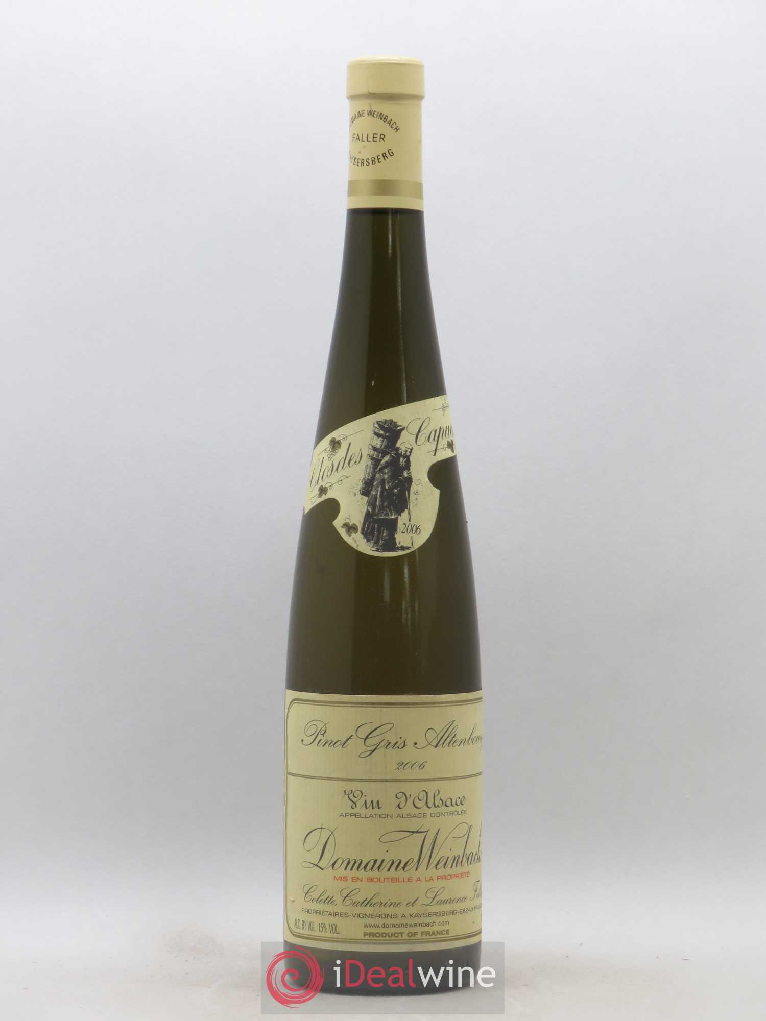 Alsace Pinot Gris Altenbourg Weinbach (Domaine) 2006 - Lot de 1 bouteille - 0