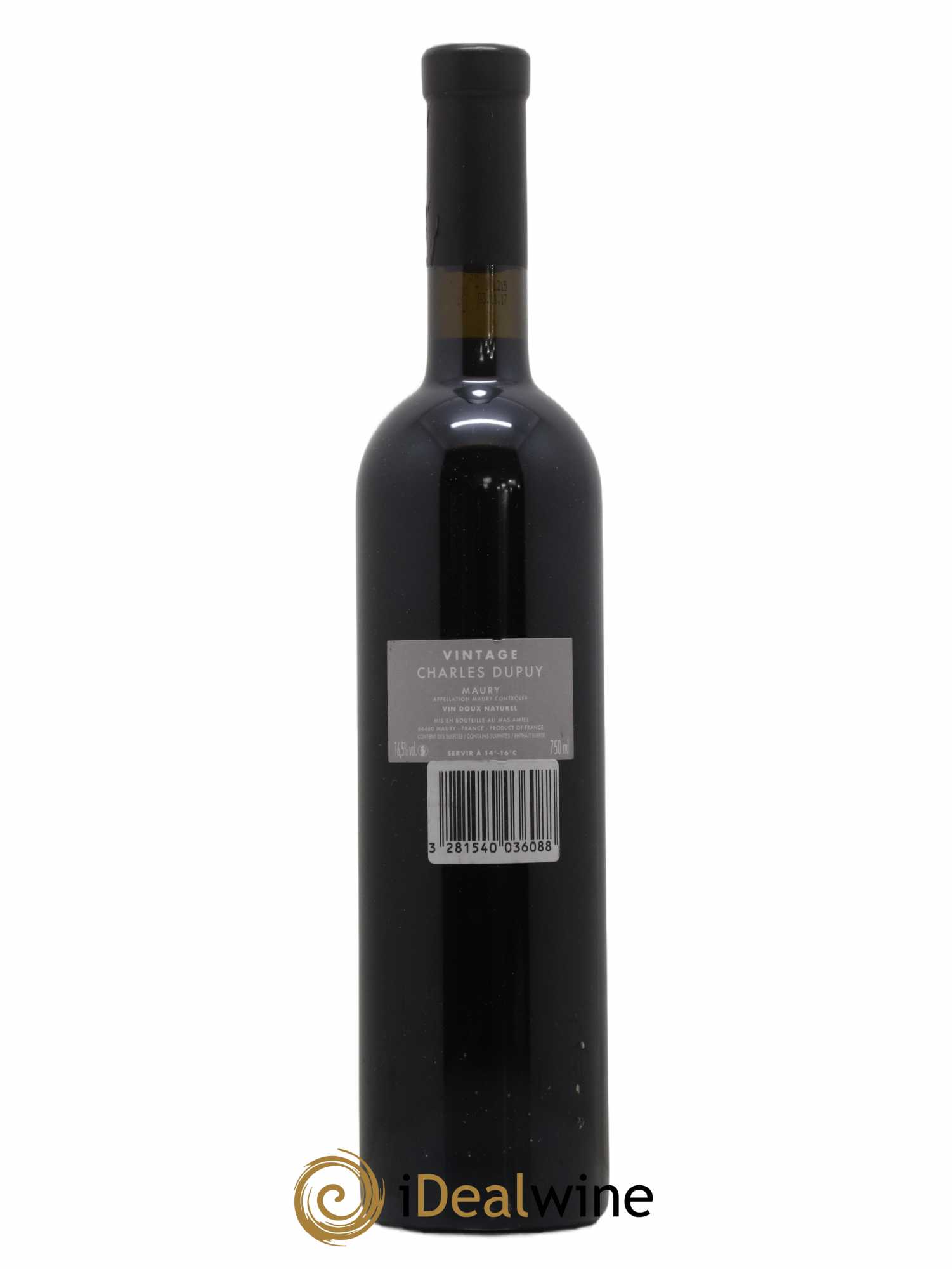 Maury Mas Amiel Vintage Vintage Cuvée Charles Dupuy 2008 - Posten von 1 Flasche - 1