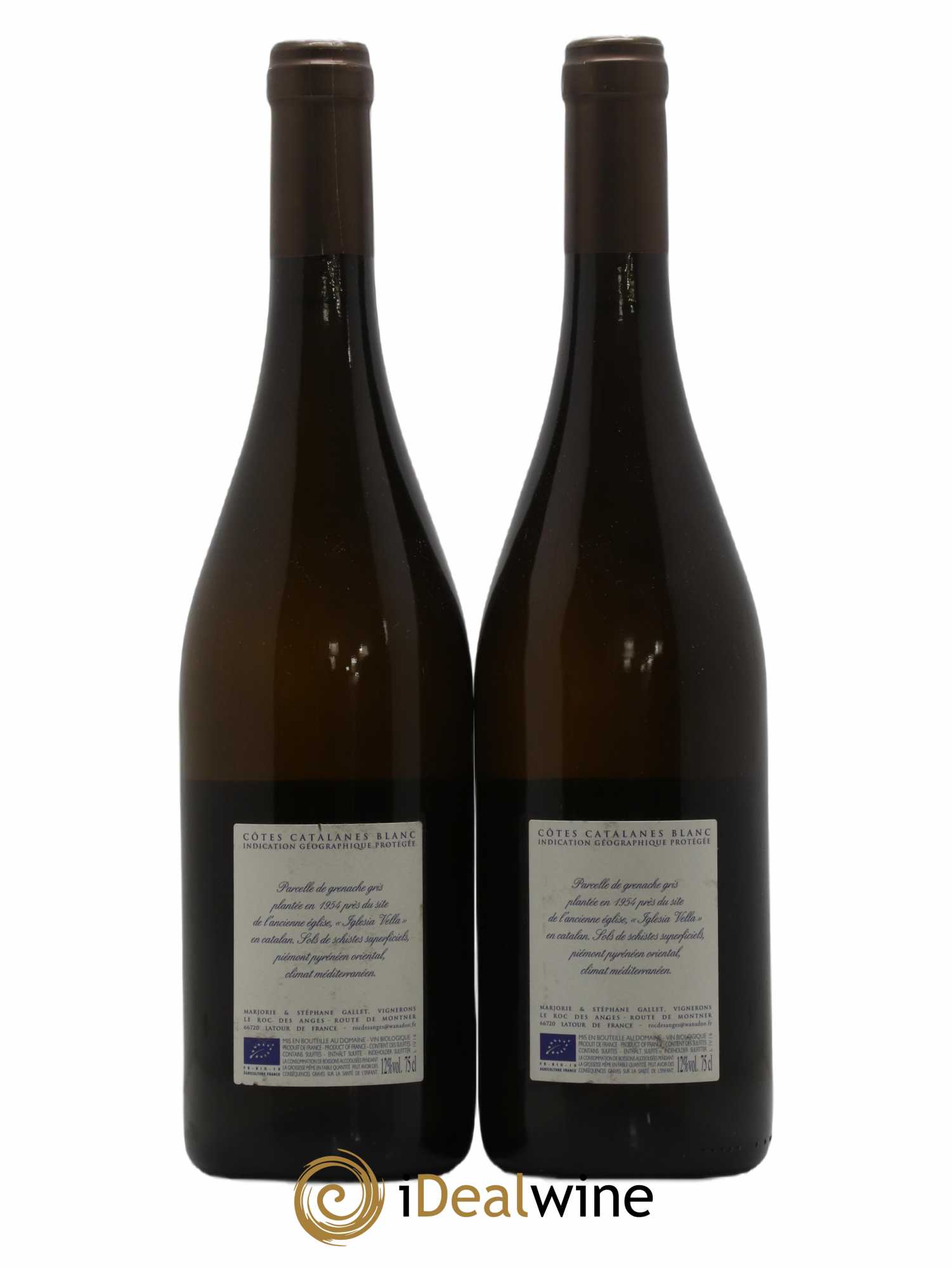 IGP Côtes Catalanes Roc des Anges Iglesia Vella Marjorie et Stéphane Gallet 2016 - Lot de 2 bouteilles - 1