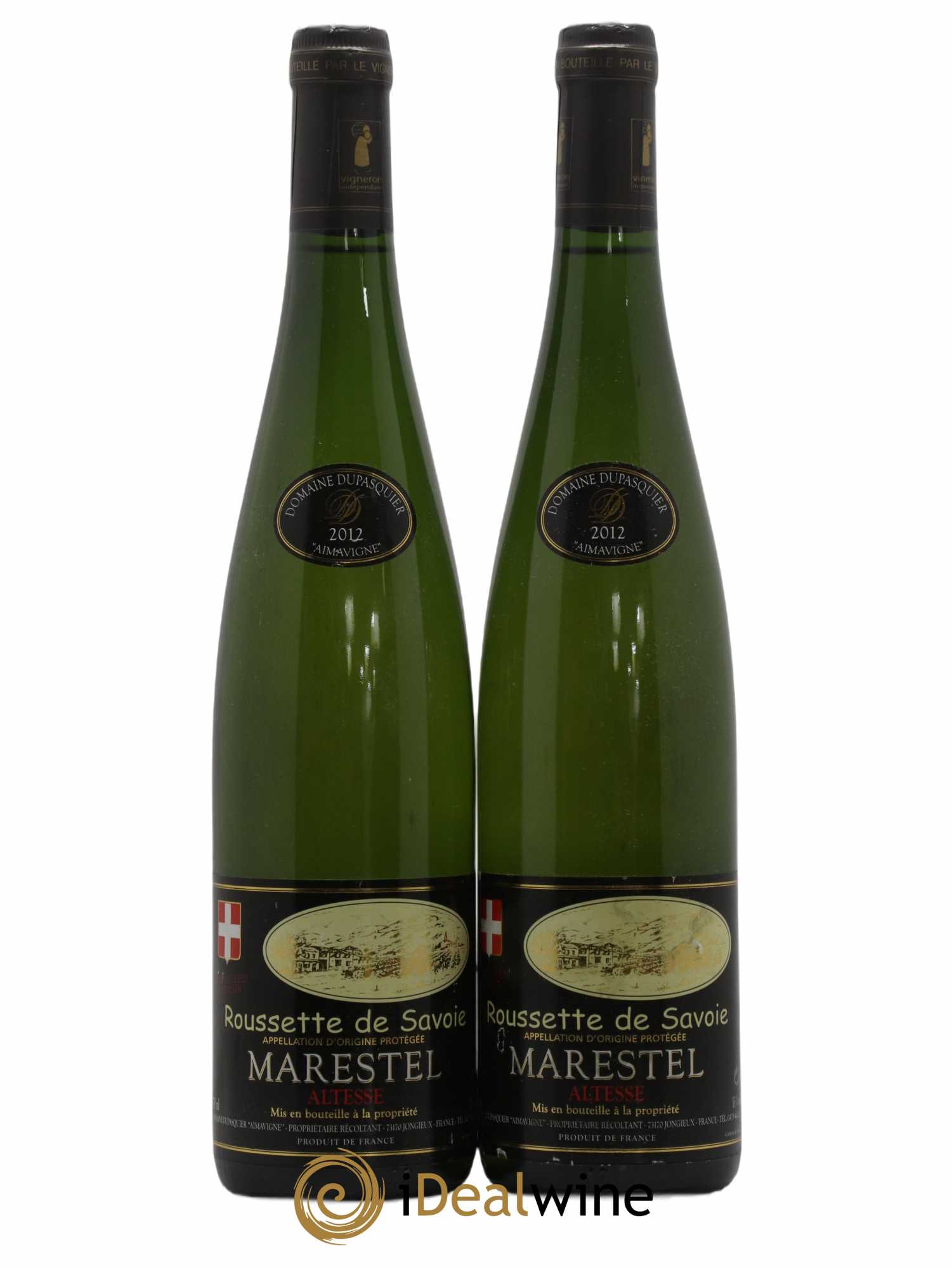 Vin de Savoie Marestel Rousette de Savoie Domaine Dupasquier 2012 - Posten von 2 Flaschen - 0