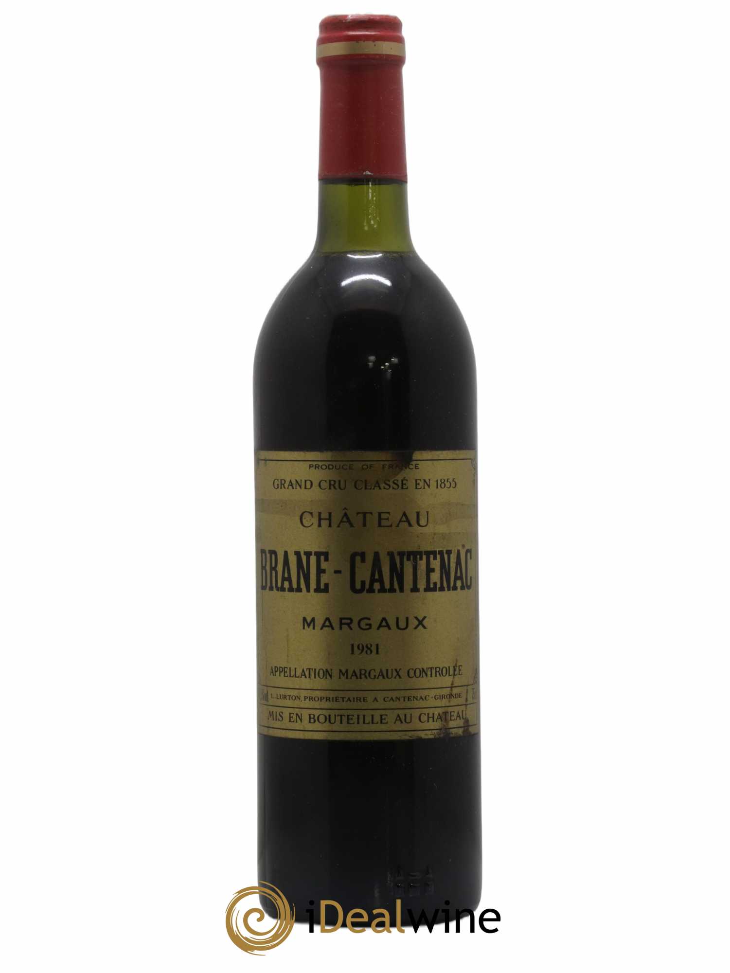 Château Brane Cantenac 2ème Grand Cru Classé 1981 - Lot de 1 bouteille - 0
