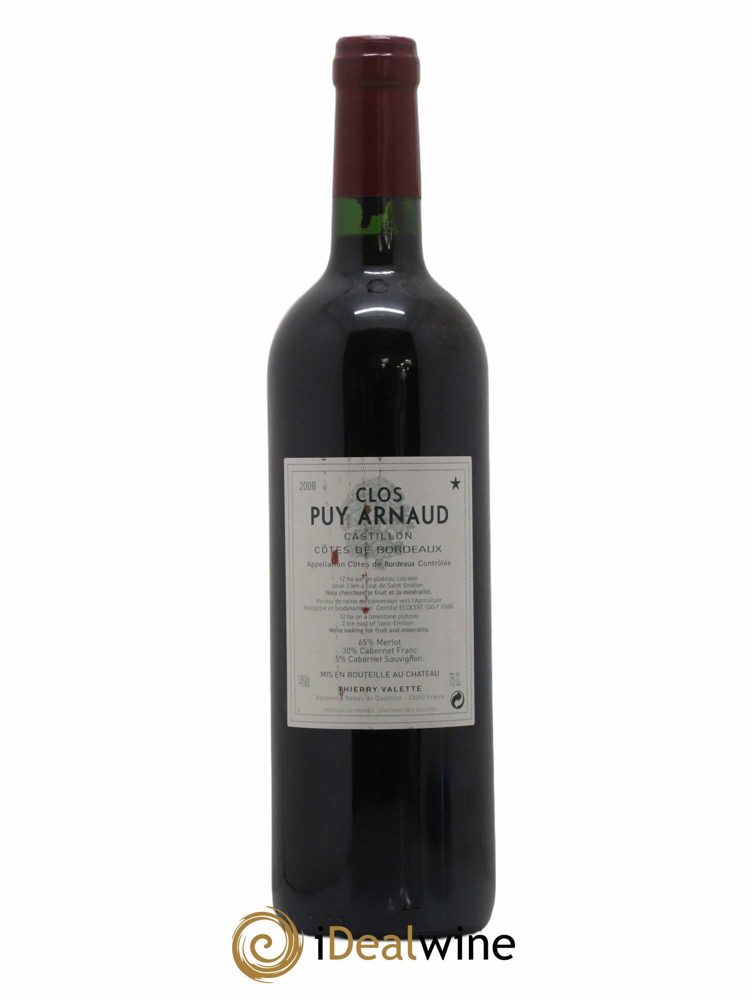 Clos Puy Arnaud 2008 - Lot of 1 bottle - 1