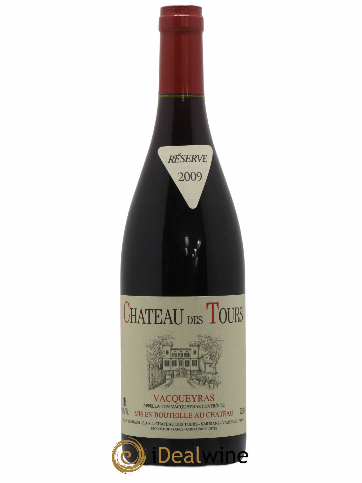 Vacqueyras Château des Tours Emmanuel Reynaud 2009 - Lot de 1 bouteille - 0
