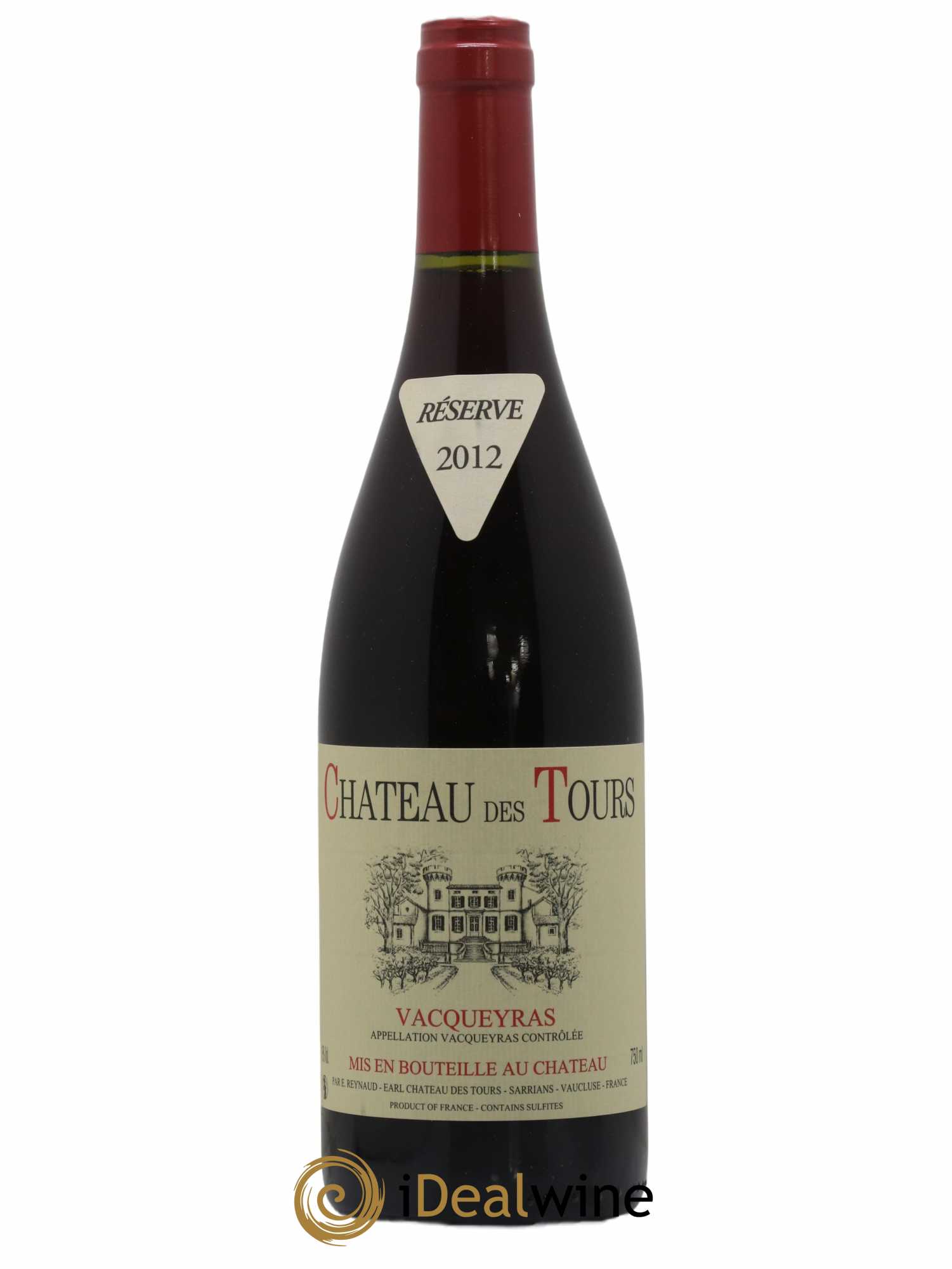 Vacqueyras Château des Tours Emmanuel Reynaud 2012 - Lot de 1 bouteille - 0