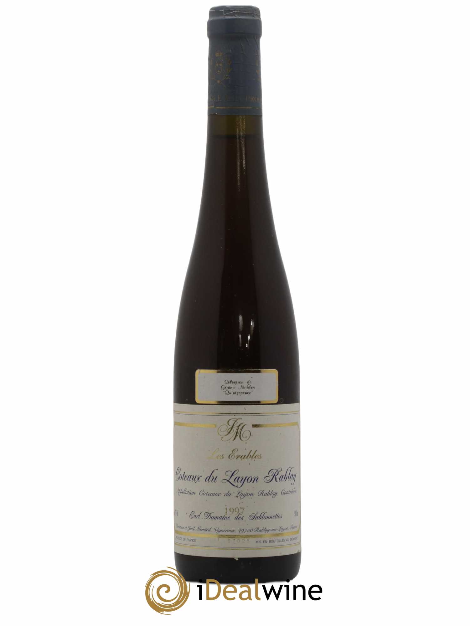 Coteaux du Layon Rablay Sélection de grains nobles Les Erables Domaine des Sablonnettes 50cl 1997 - Lotto di 1 bottiglia - 0