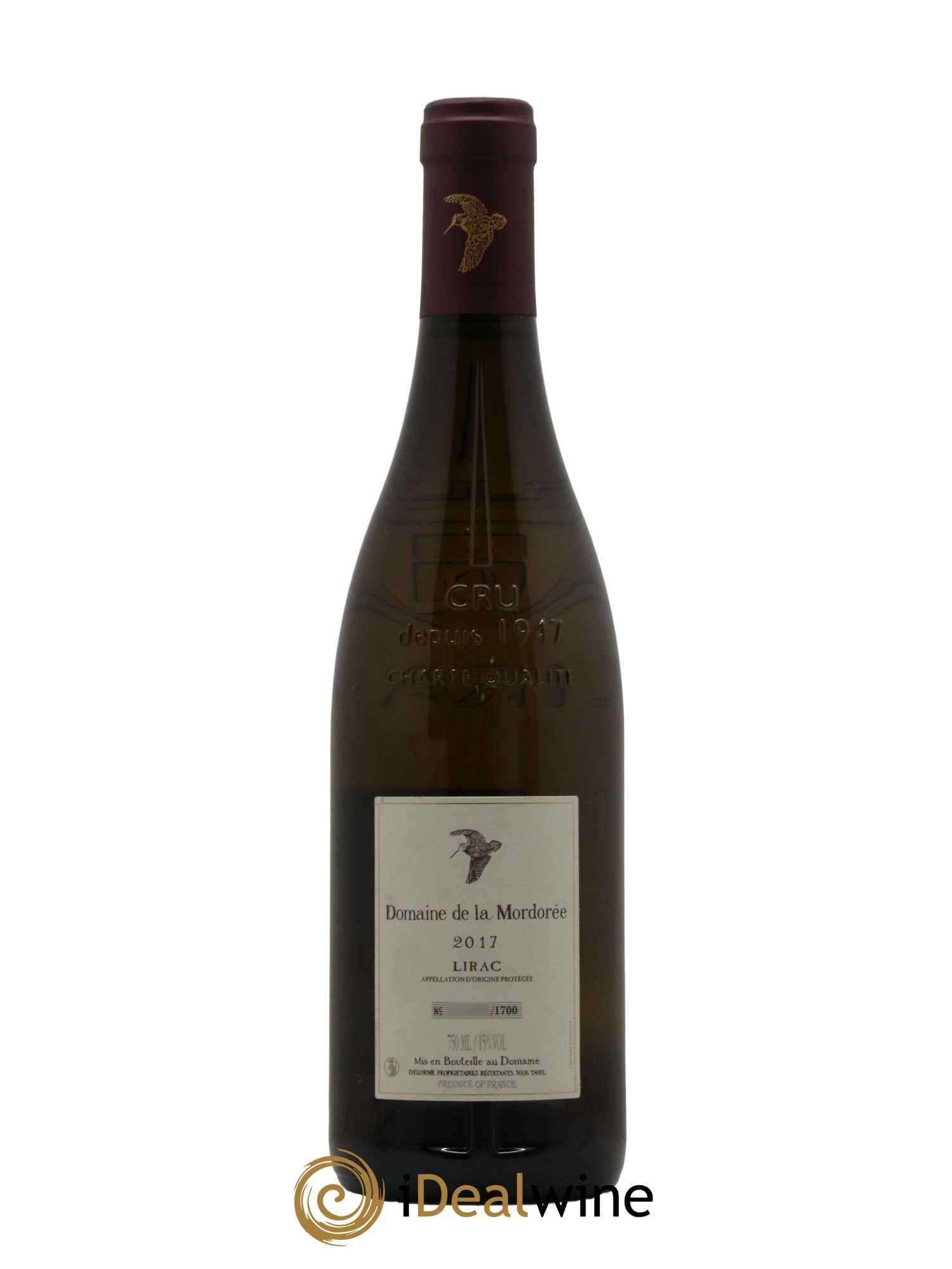 Lirac La Plume Du Peintre Domaine De La Mordorée 2017 - Lot de 1 bouteille - 1