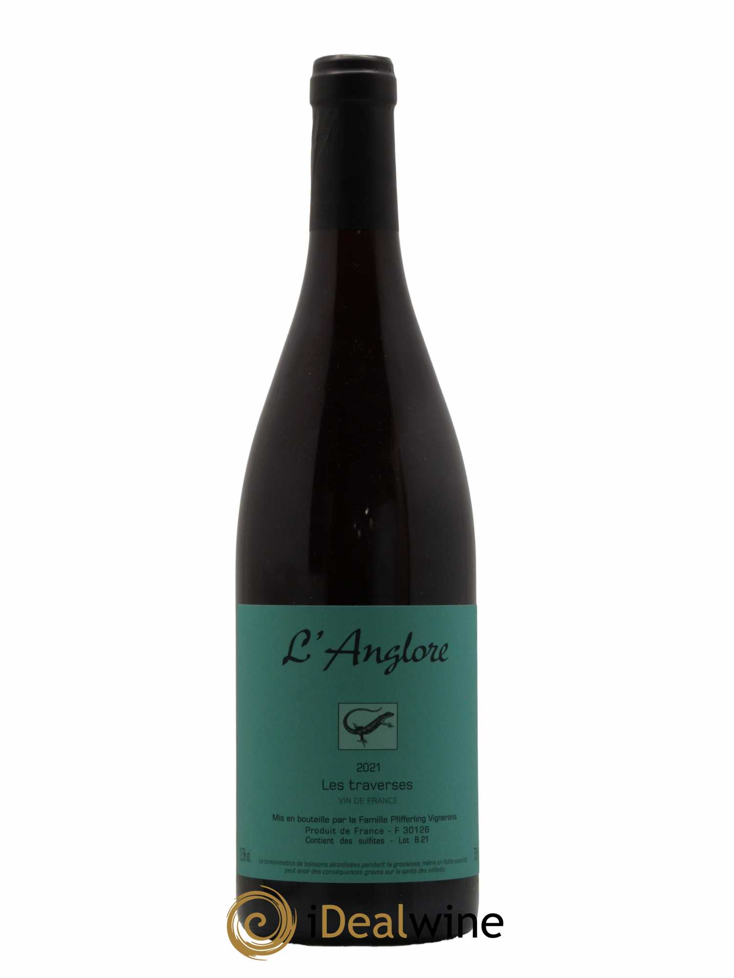Vin de France Les Traverses L'Anglore 2021 - Lot de 1 bouteille - 0