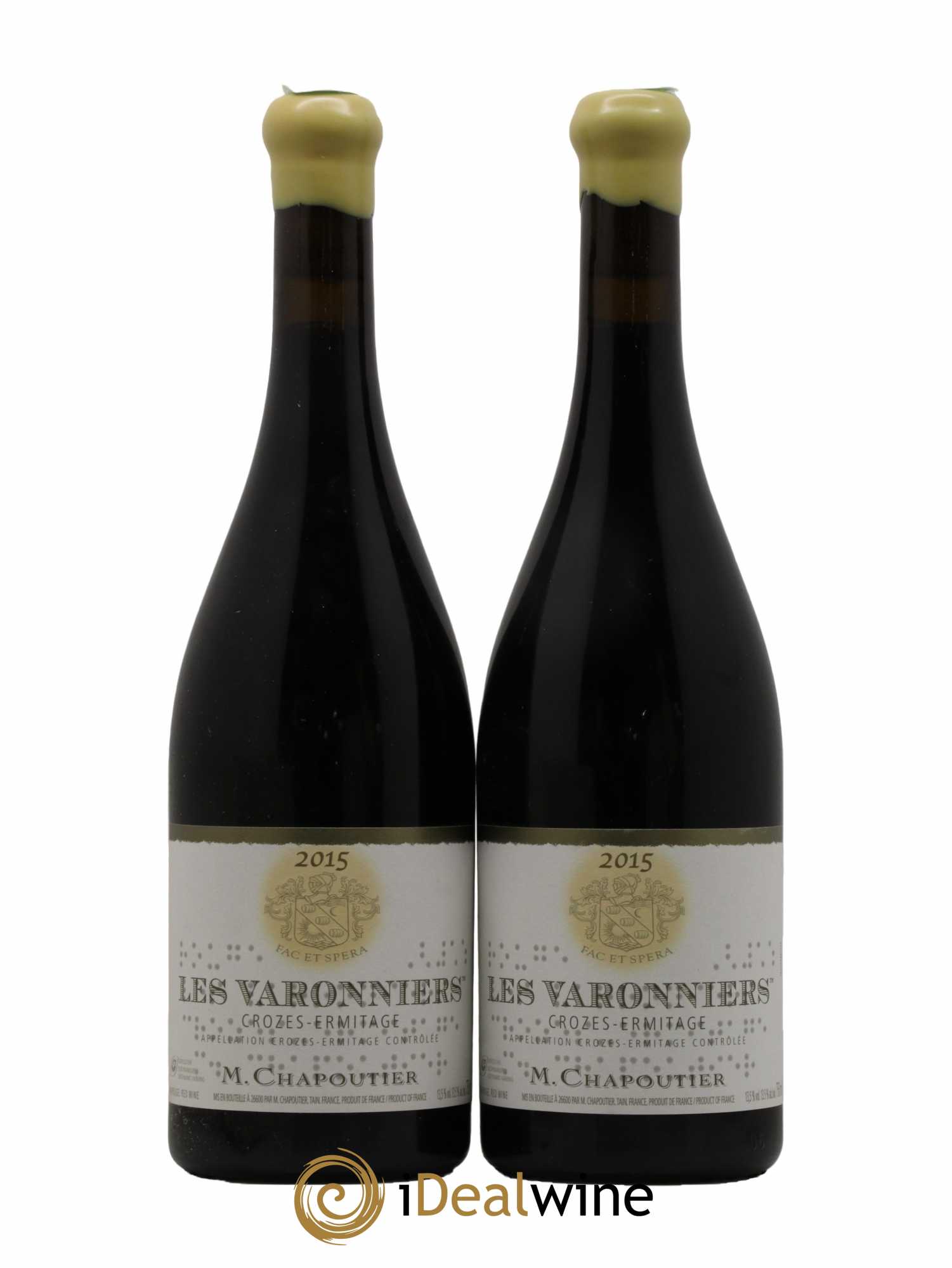 Crozes-Hermitage Les Varonniers Chapoutier 2015 - Lot de 2 bouteilles - 0