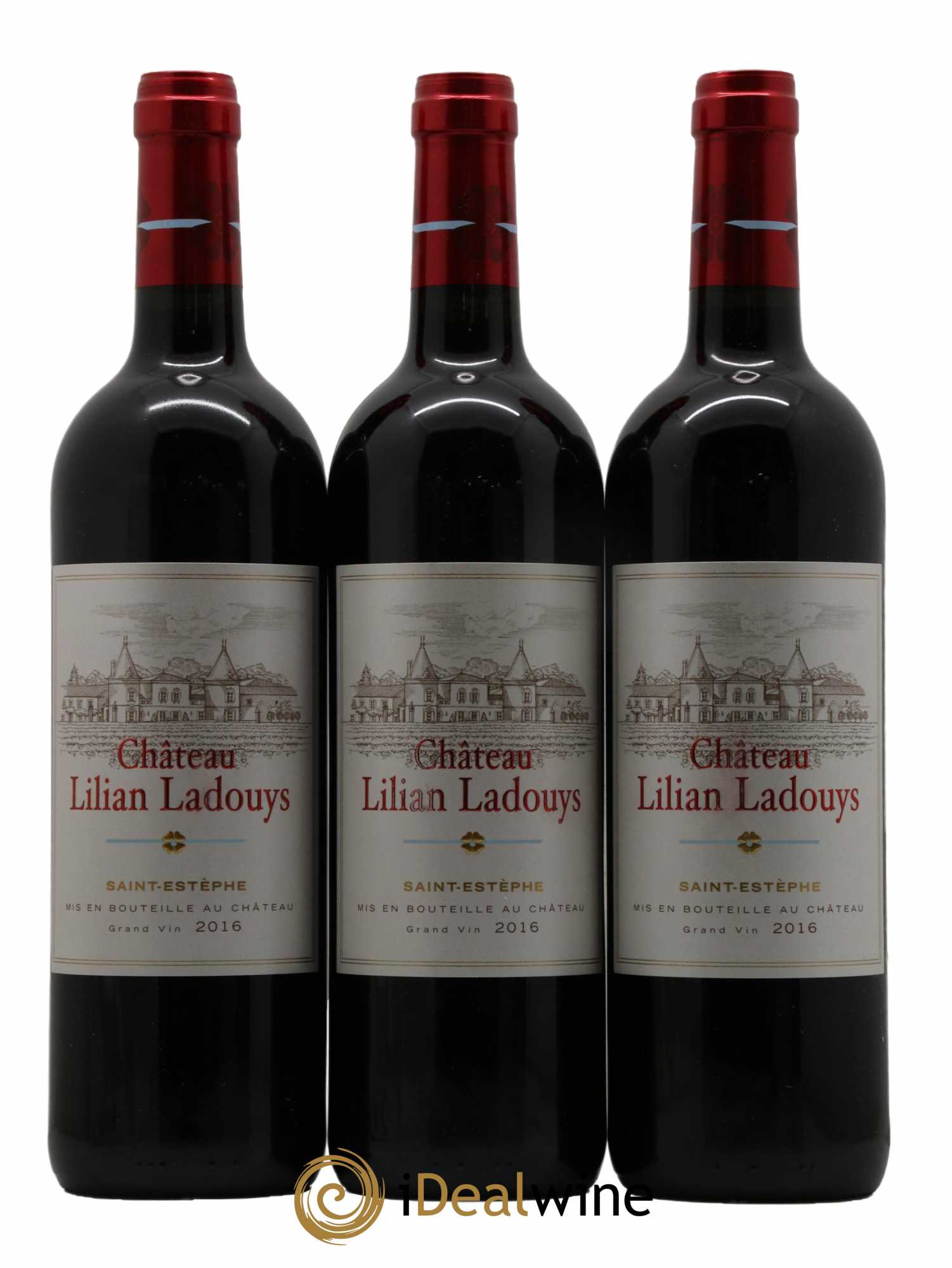 Château Lilian Ladouys Cru Bourgeois 2016 - Lot of 3 bottles - 0