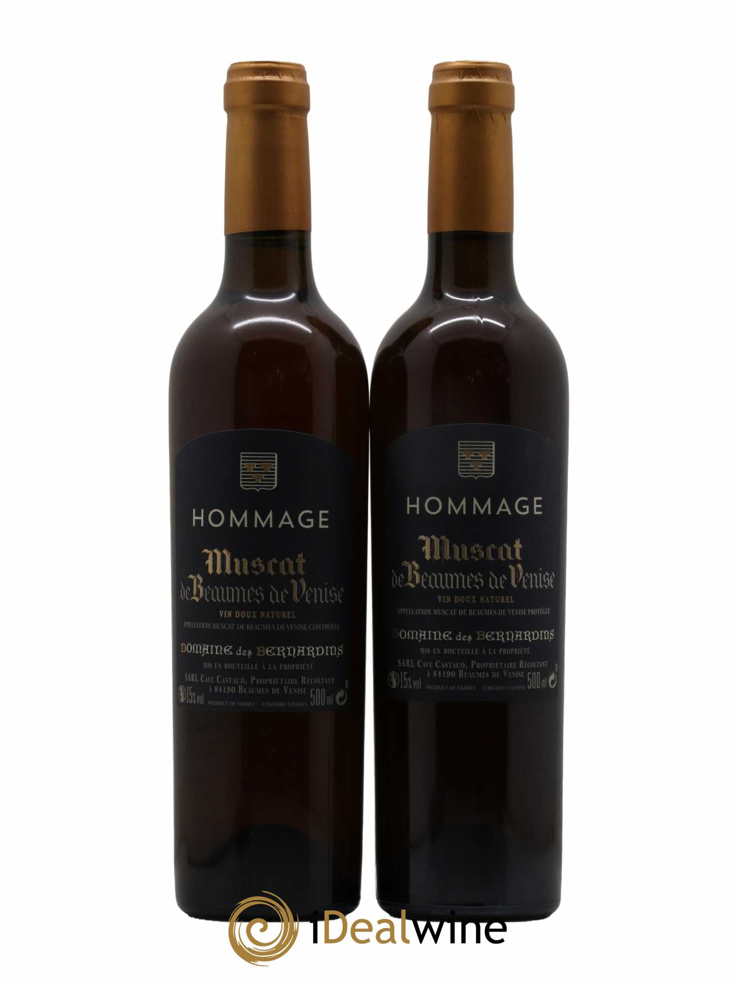 Muscat de Beaumes de Venise des Bernardins (Domaine) Hommage 50cl - Lot of 2 bottles - 0