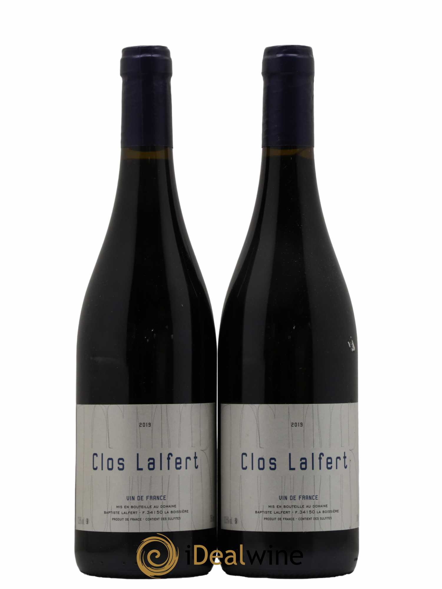 Vin de France Clos Lalfert - Baptiste Lalfert 2019 - Lotto di 2 bottiglie - 0