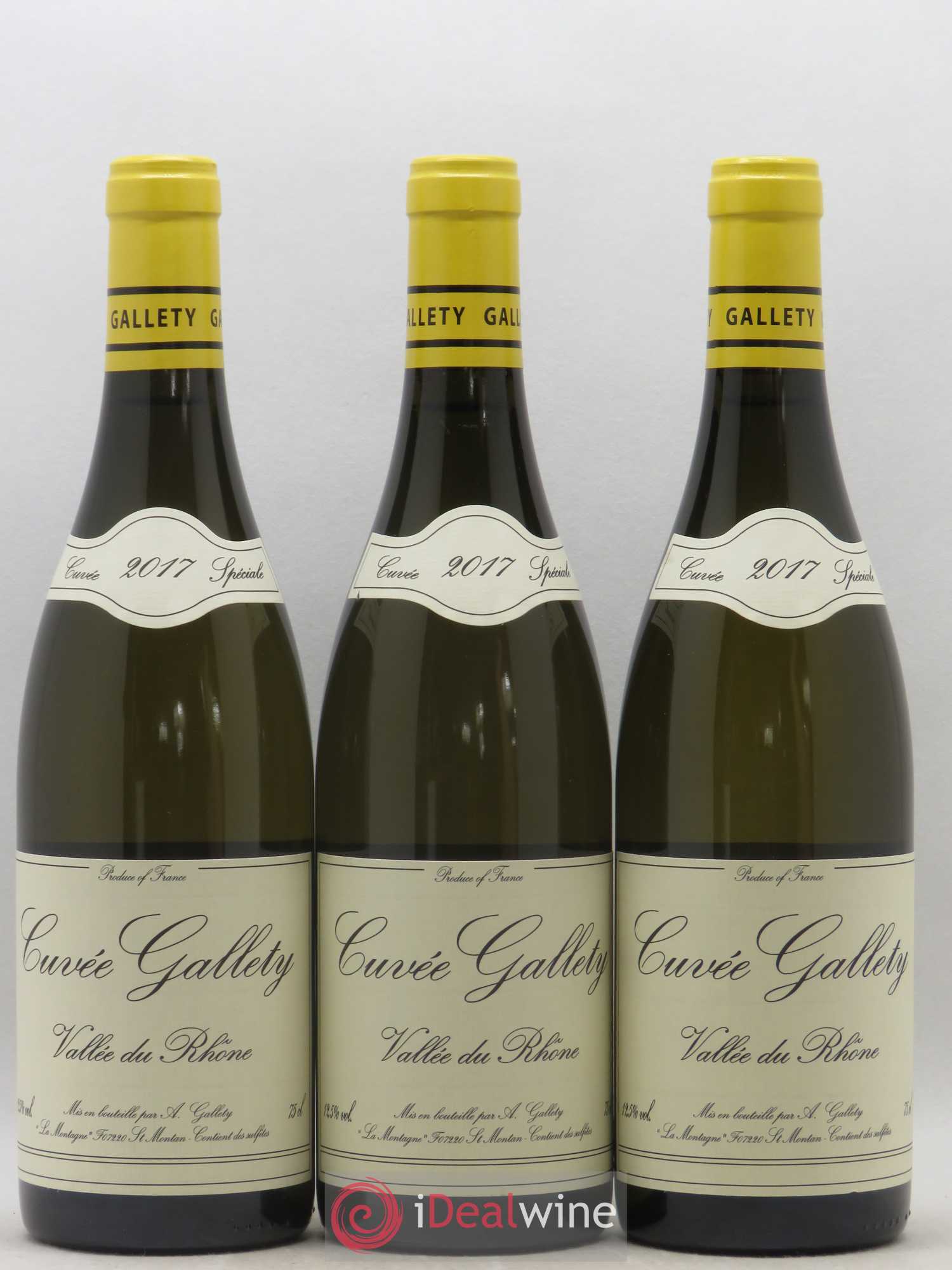 Côtes du Vivarais Blanc Gallety (Domaine) Cuvée Spéciale 2017 - Lot de 3 bouteilles - 0