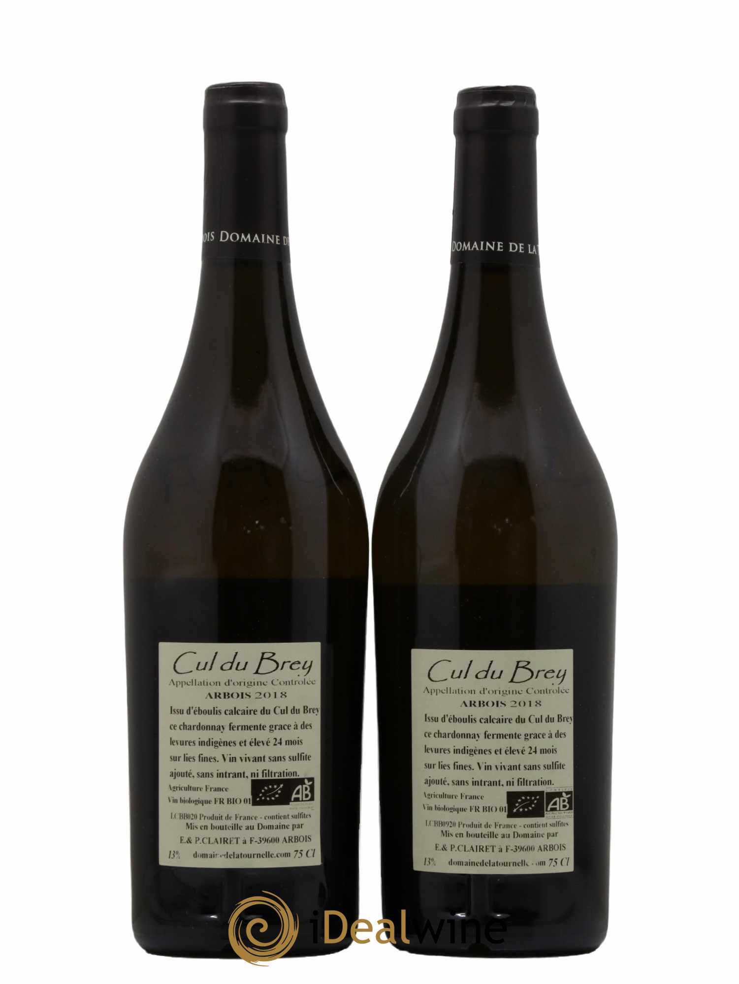 Arbois Cul De Brey Domaine de La Tournelle 2018 - Lot of 2 bottles - 1
