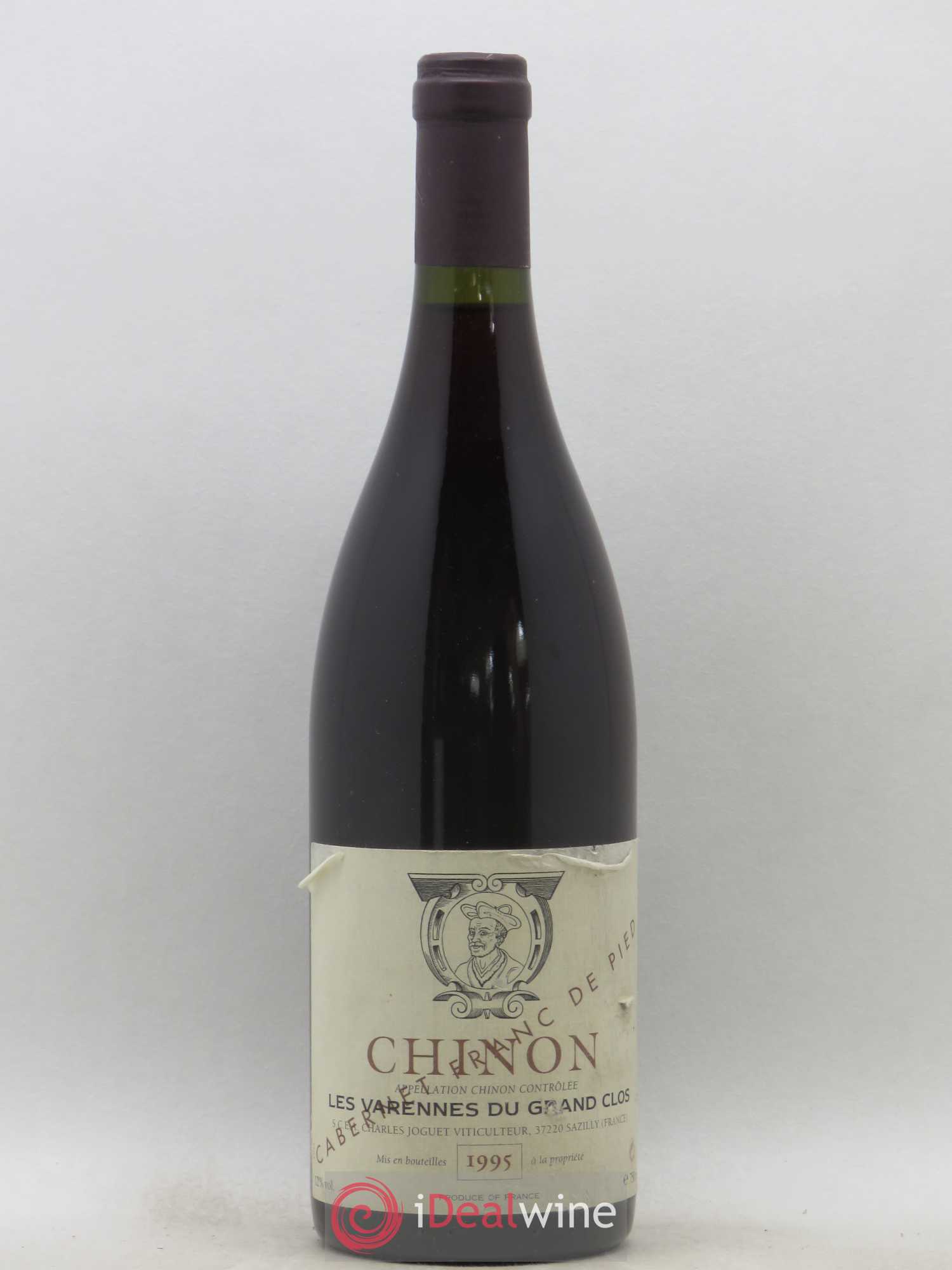 Chinon Les Varennes du Grand Clos Franc de Pied Charles Joguet (Domaine) 1995 - Lot de 1 bouteille - 0