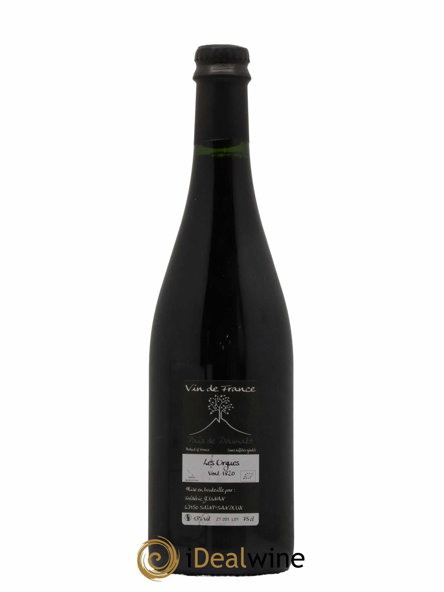 Vin de France Les Orgues Vignoble de l'Arbre Blanc 2018 - Lot de 1 bouteille - 1