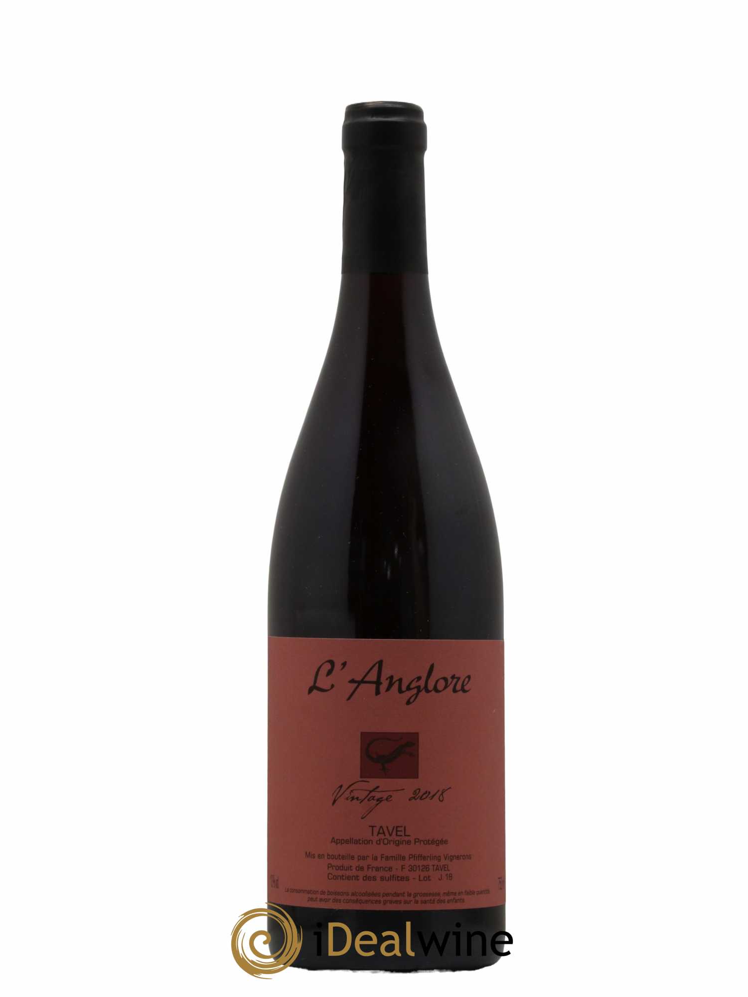 Tavel Vintage L'Anglore 2018 - Lot de 1 bouteille - 0