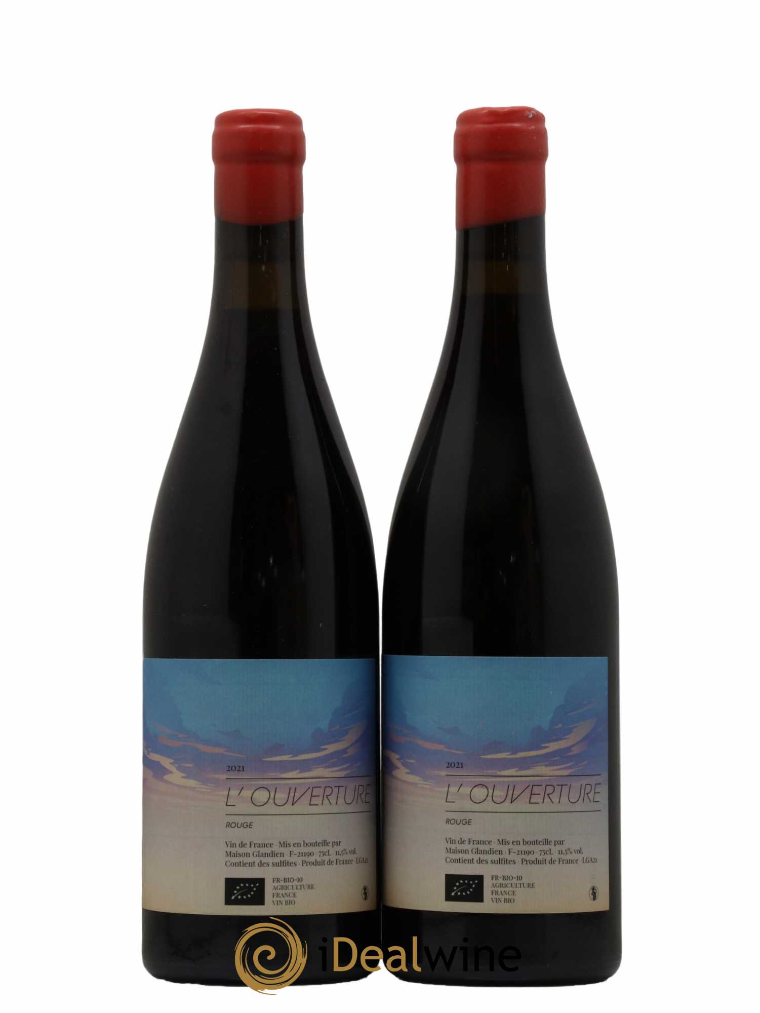 Vin de France L'Ouverture Maison Glandien 2021 - Lot of 2 bottles - 0