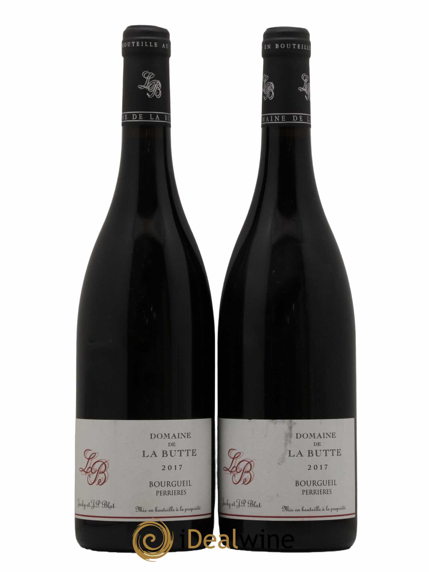Bourgueil Perrières Domaine de La Butte - Jacky Blot 2017 - Lot of 2 bottles - 0