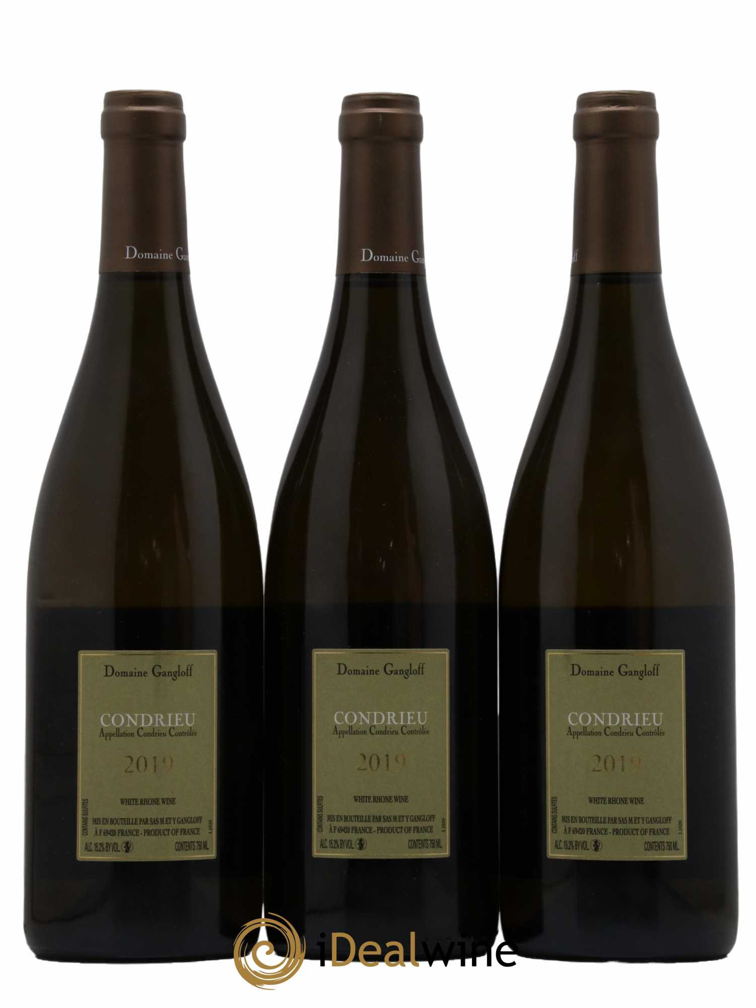 Condrieu Domaine Gangloff (Domaine) 2019 - Lot de 3 bouteilles - 1