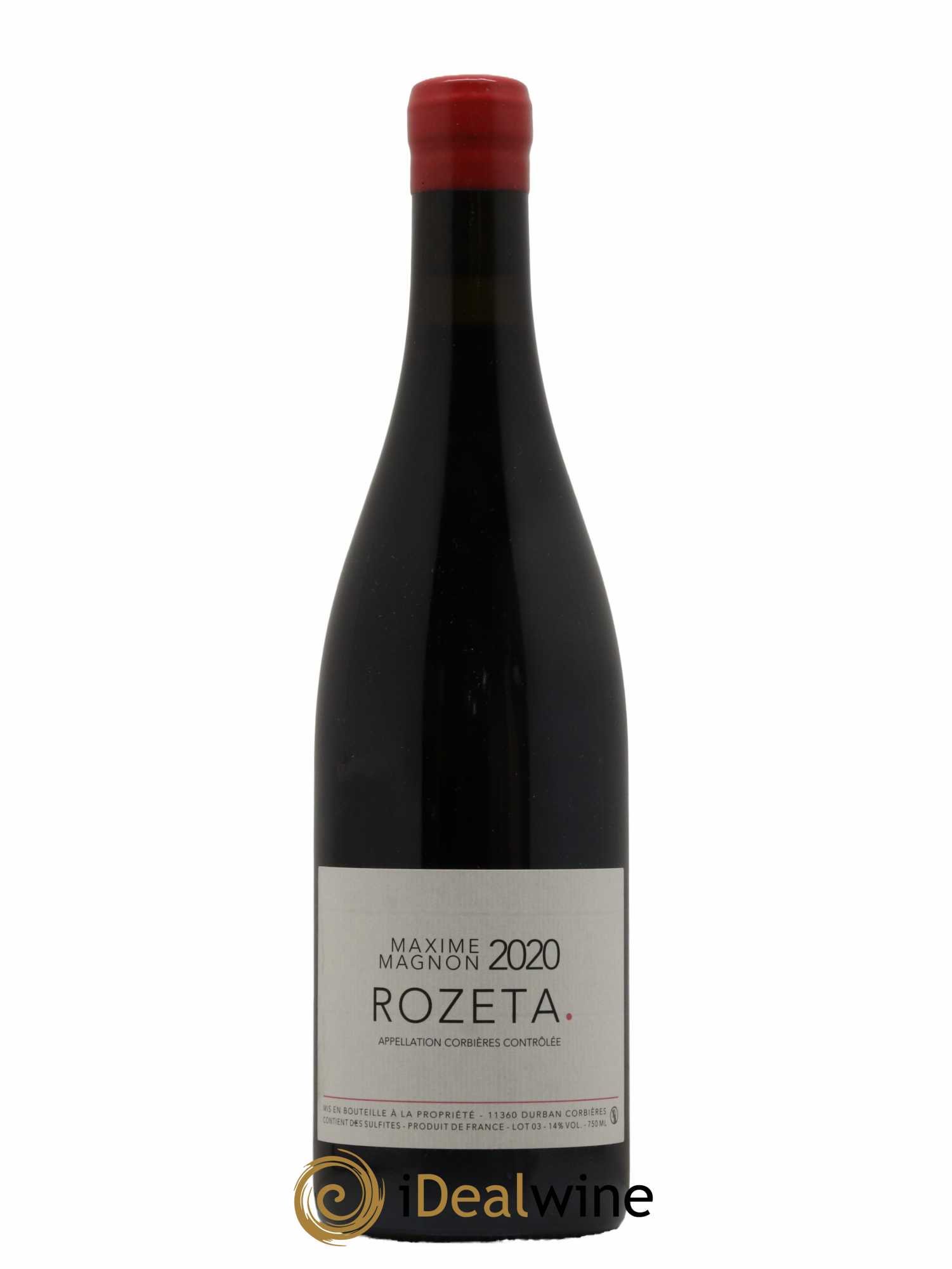 Corbières Rozeta Maxime Magnon 2020 - Lot of 1 bottle - 0