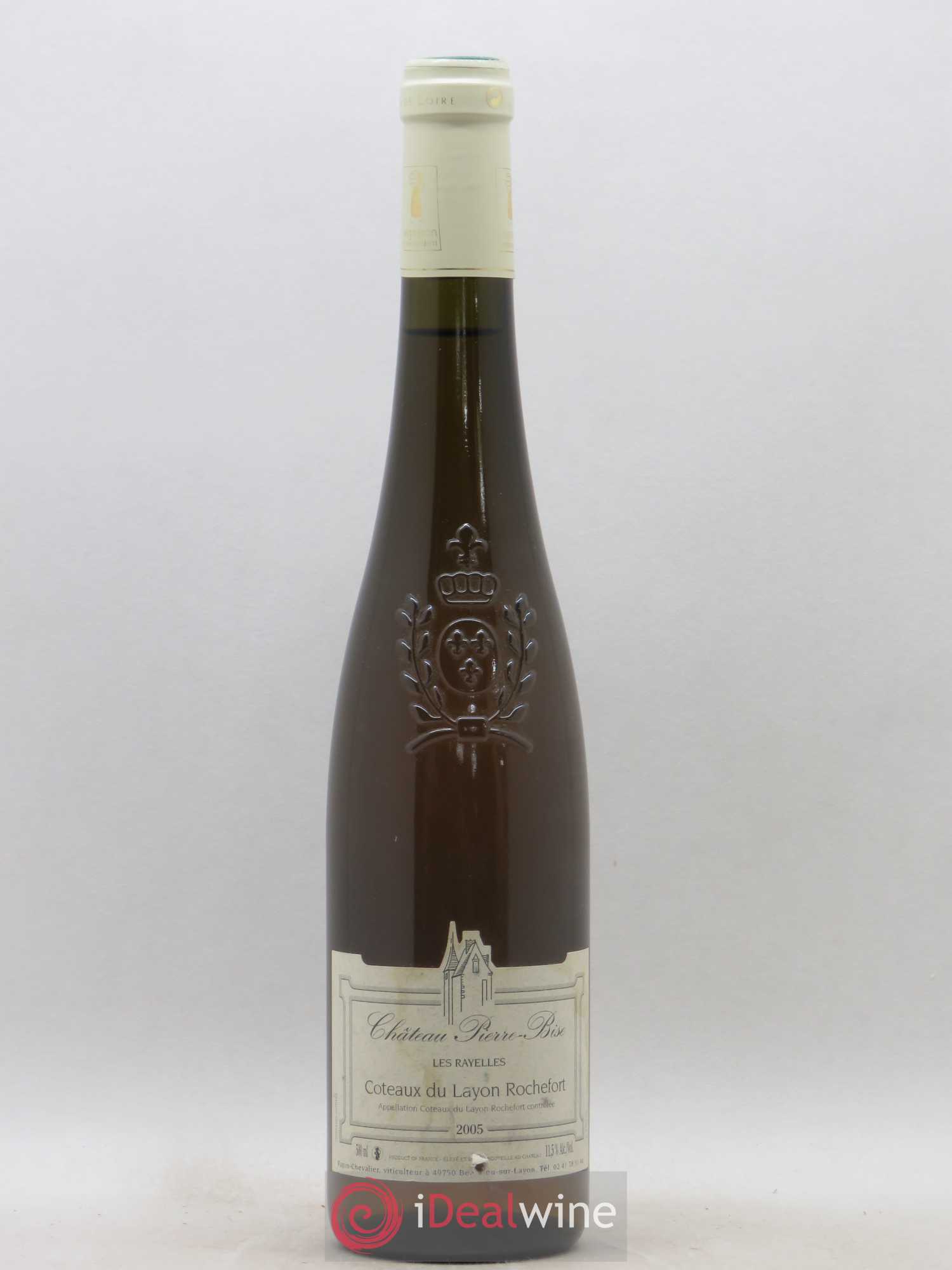 Coteaux du Layon Rochefort Les Rayelles Château Pierre Bise 50cl 2005 - Posten von 1 Flasche - 0