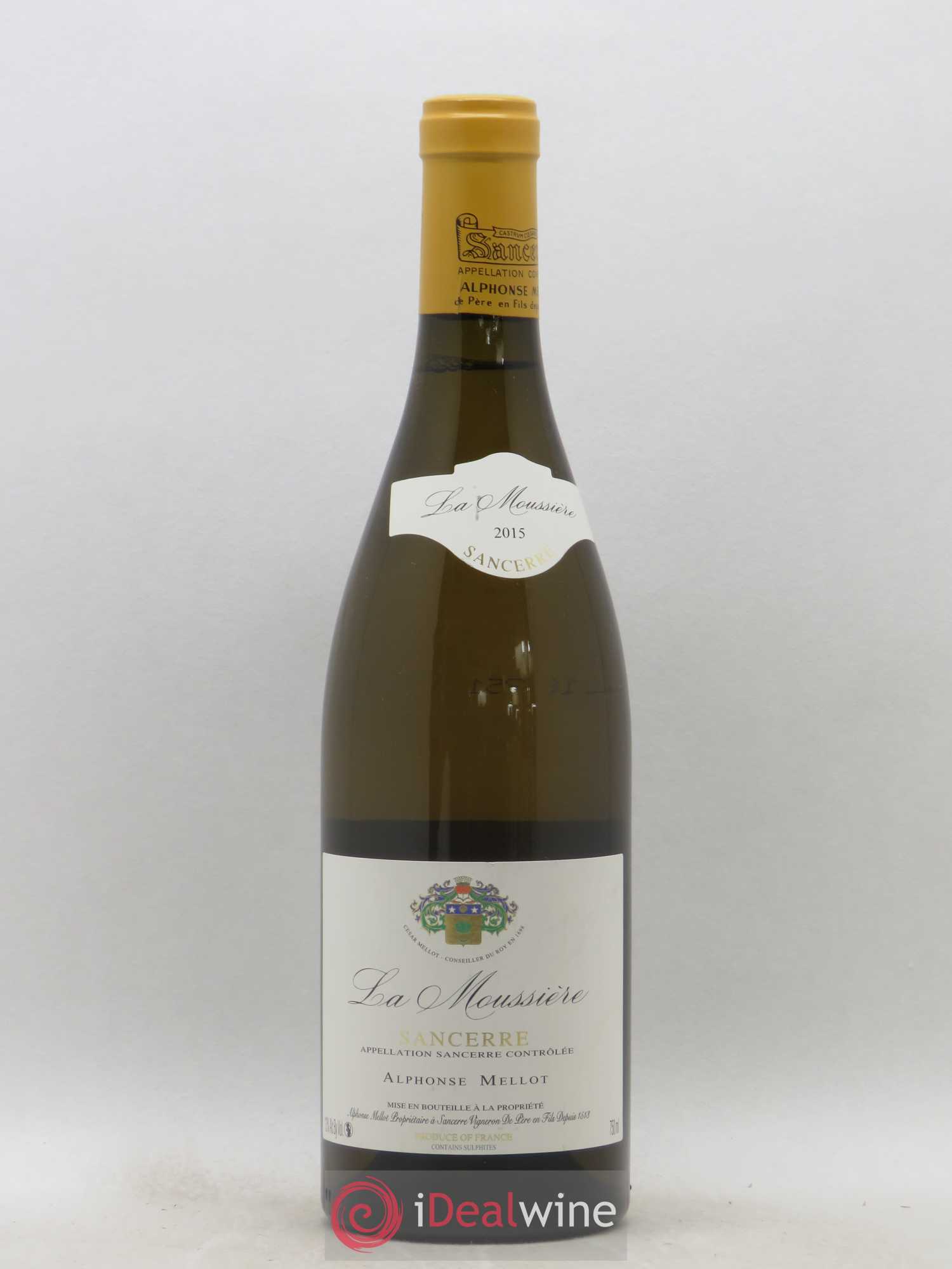 Sancerre La Moussière Alphonse Mellot 2015 - Lot de 1 bouteille - 0