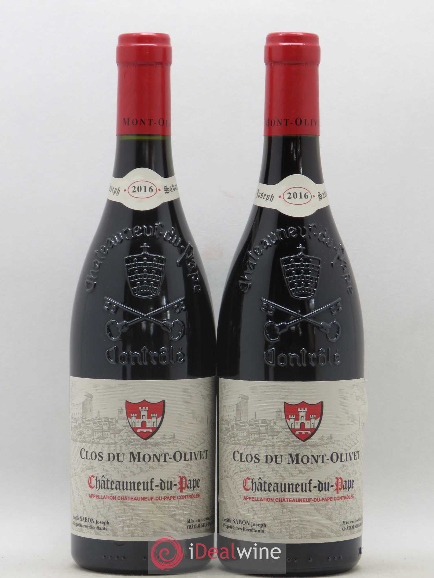 Châteauneuf-du-Pape Clos du Mont-Olivet 2016 - Lot de 2 bouteilles - 0