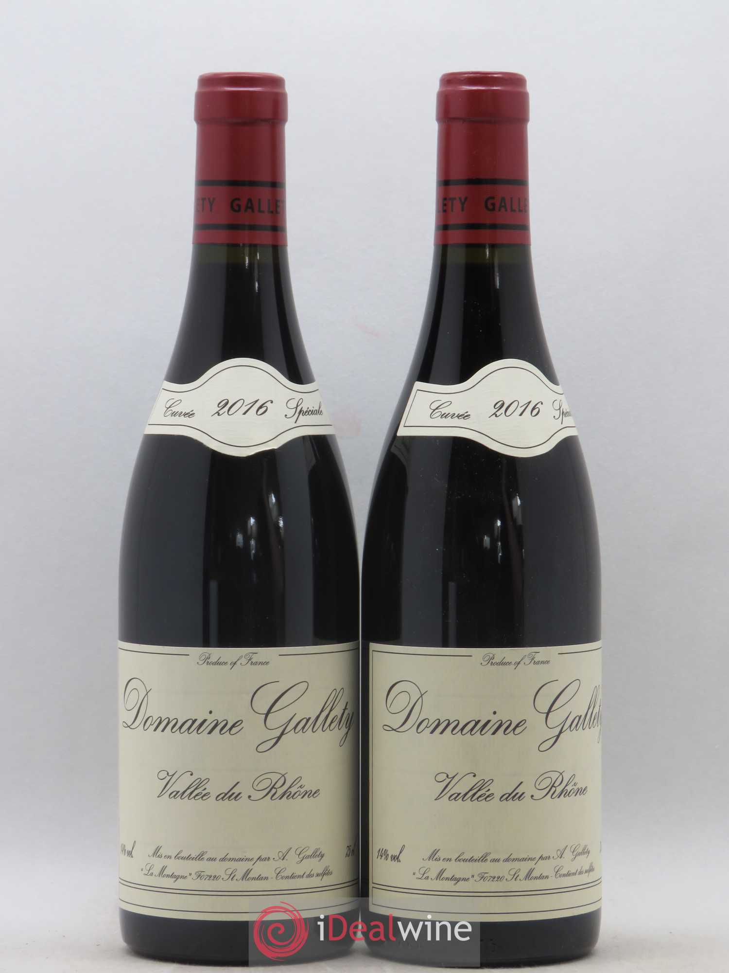 Côtes du Vivarais Gallety (Domaine) Cuvée Spéciale 2016 - Lot de 2 bouteilles - 0