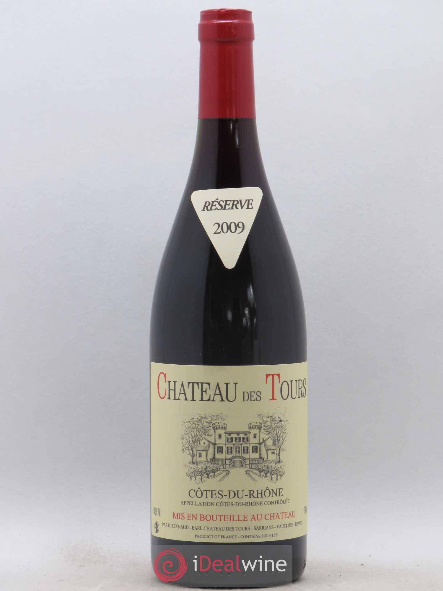 Côtes-du-Rhône Château des Tours Emmanuel Reynaud 2009 - Lot de 1 bouteille - 0