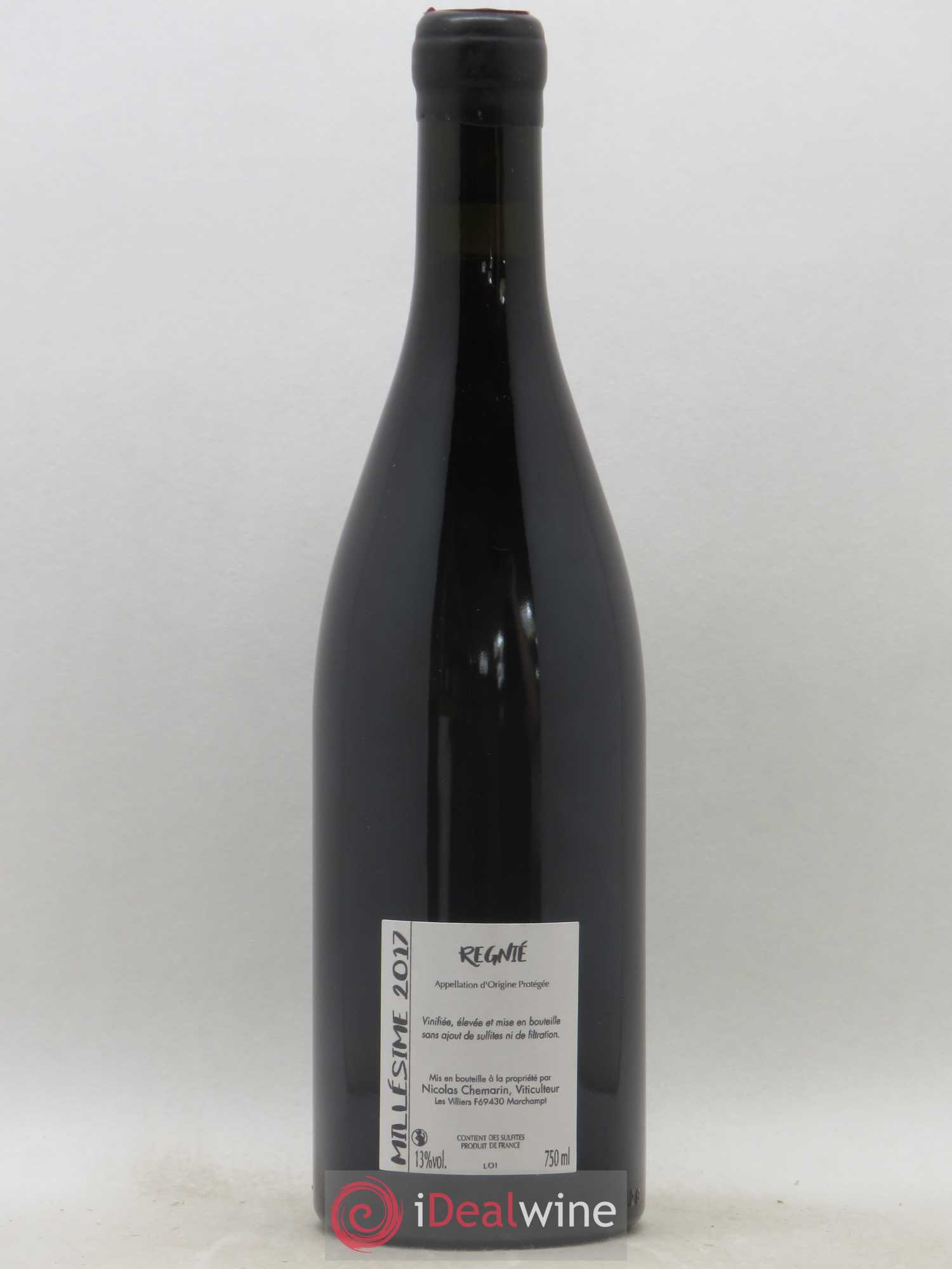 Régnié La Haute Ronze Nicolas Chemarin 2017 - Lot of 1 bottle - 1