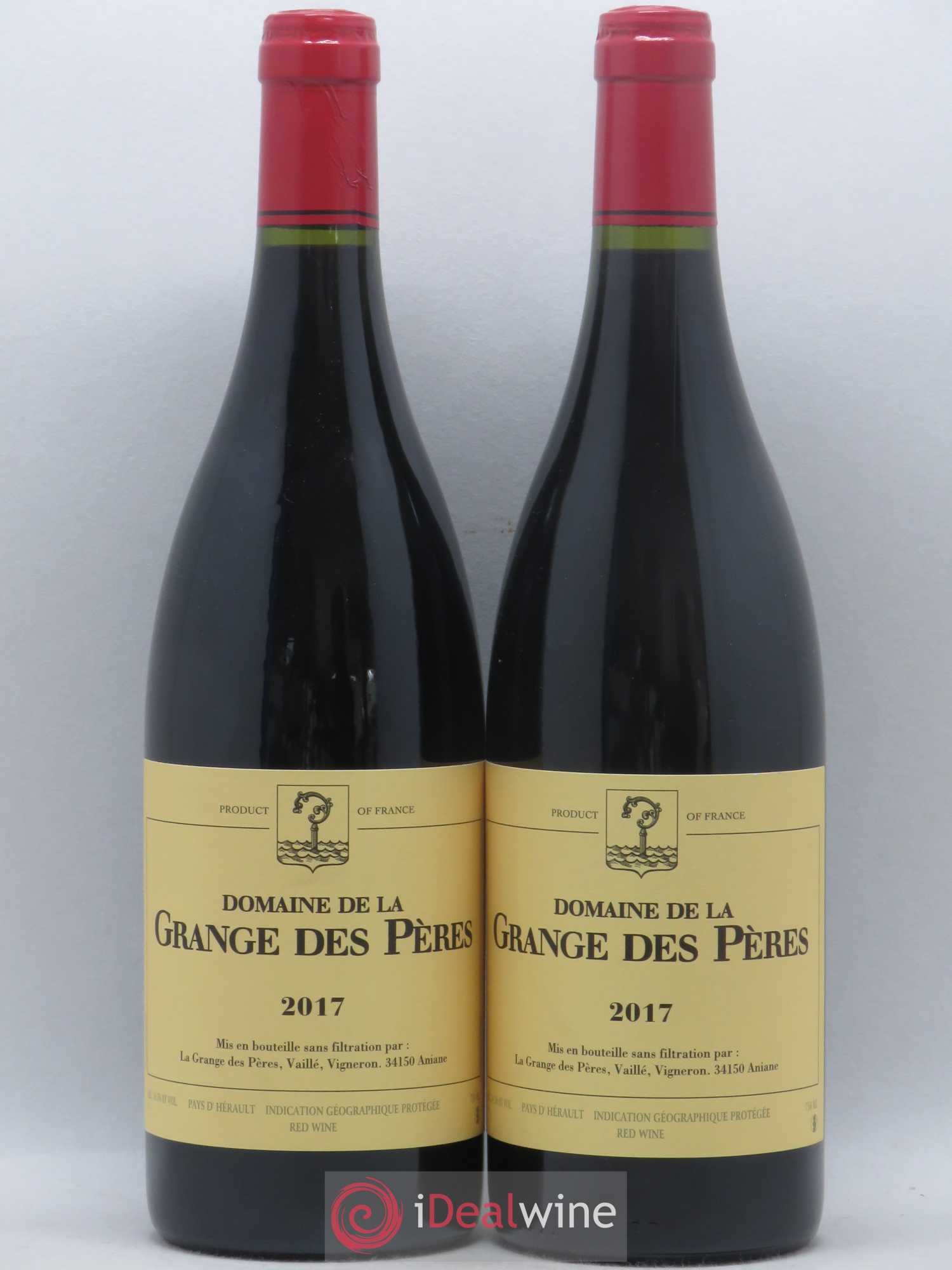 Pays d'Hérault Grange des Pères Laurent Vaillé 2017 - Lot de 2 bouteilles - 0