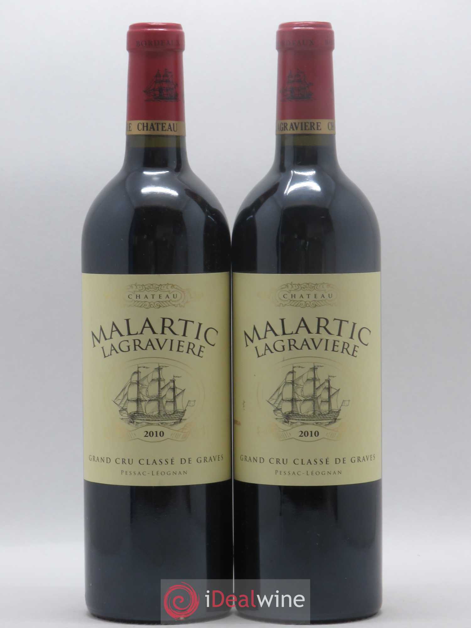 Château Malartic-Lagravière Cru Classé de Graves 2010 - Lot de 2 bouteilles - 0