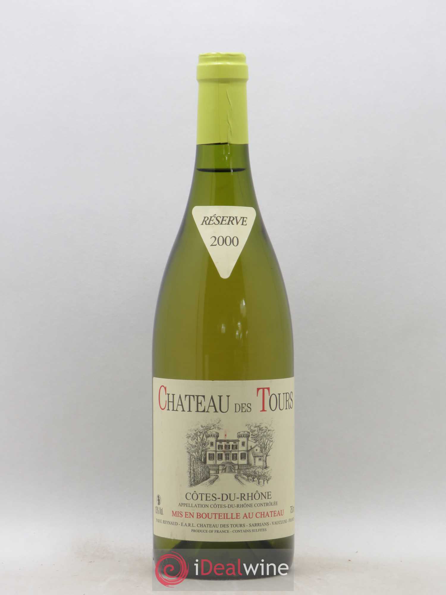 Côtes-du-Rhône Château des Tours Emmanuel Reynaud 2000 - Lot de 1 bouteille - 0