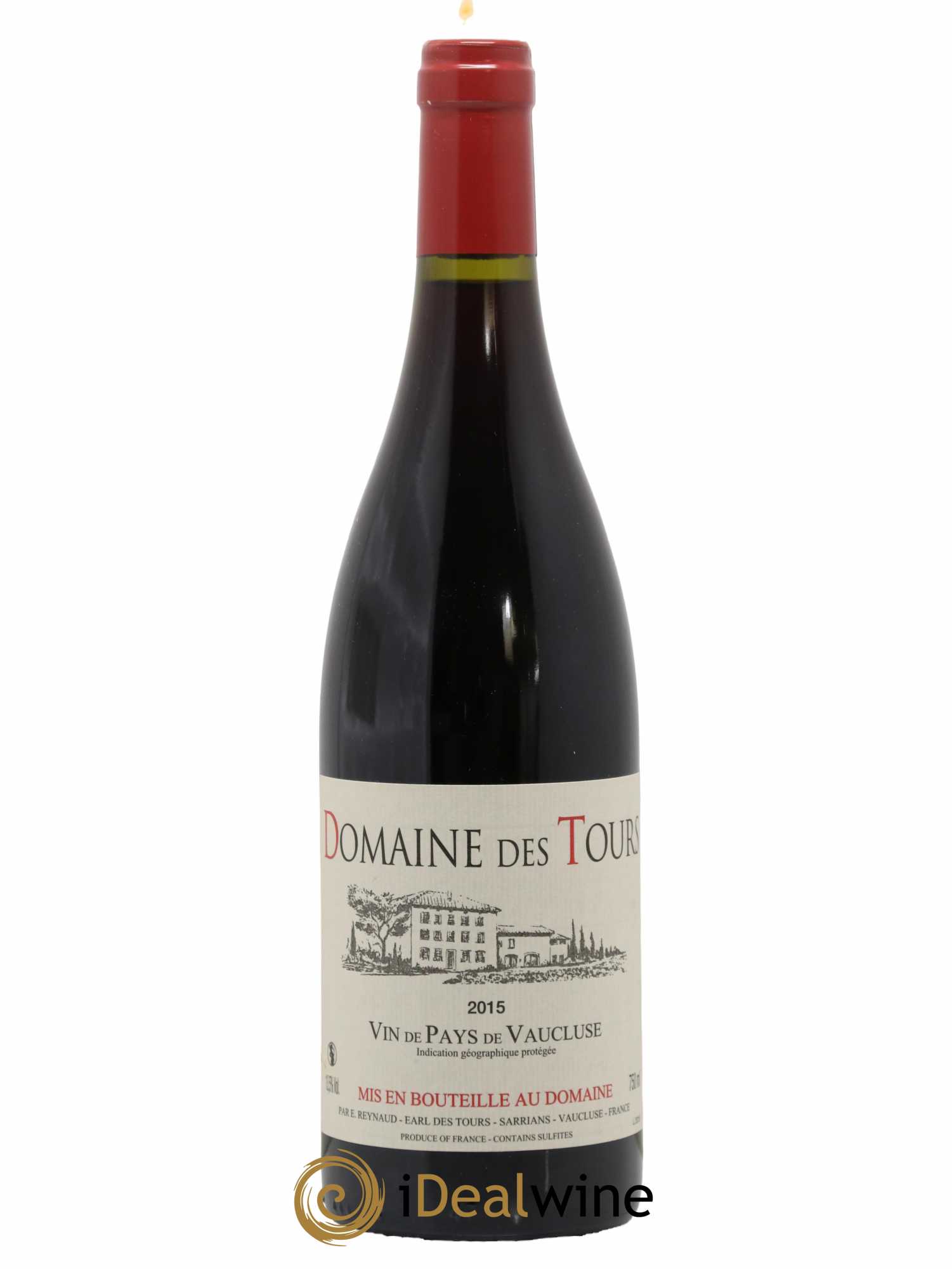 Vaucluse (Vin de Pays de Vaucluse) Domaine des Tours Emmanuel Reynaud 2015 - Lot de 1 bouteille - 0
