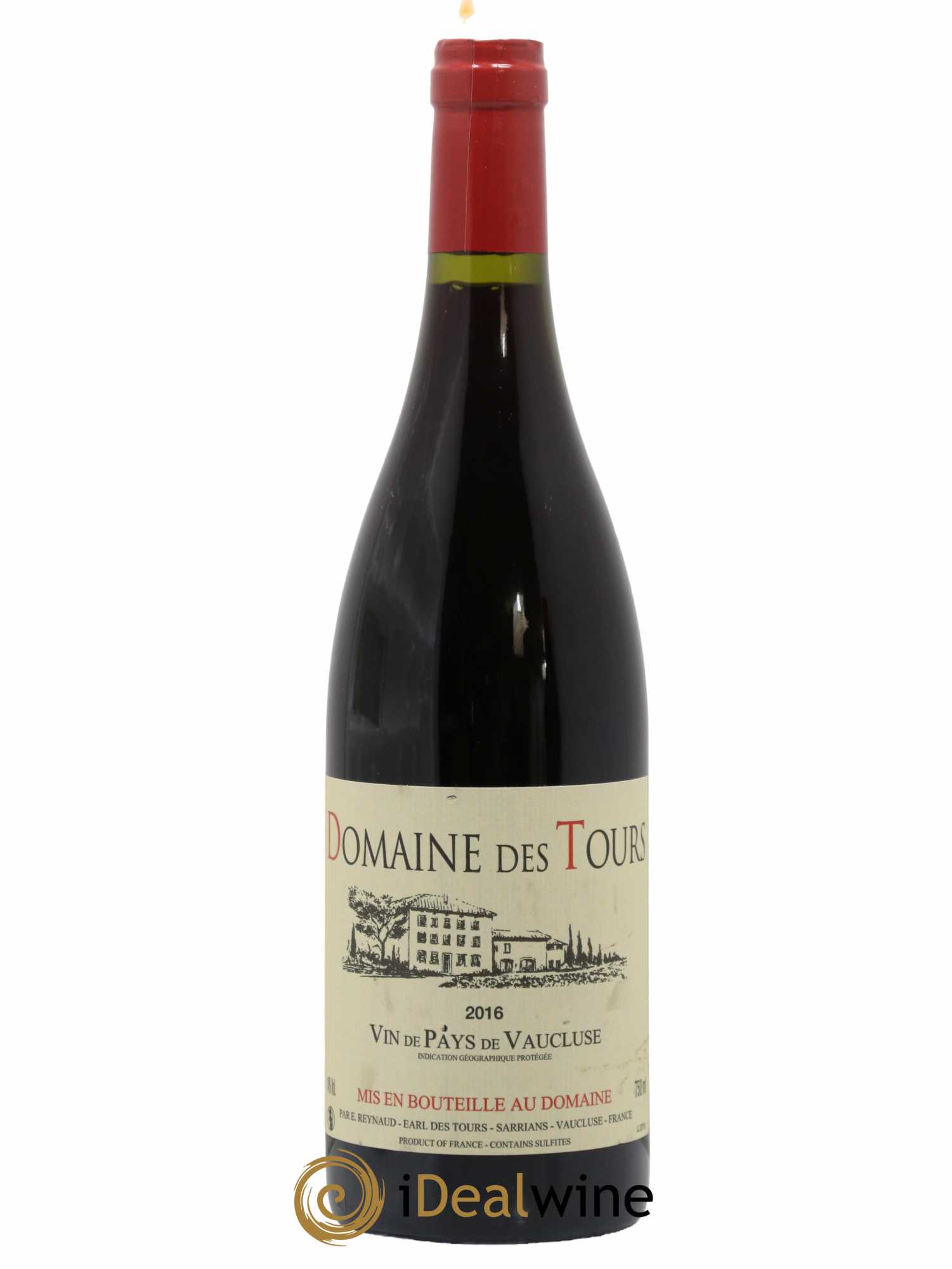 Vaucluse (Vin de Pays de Vaucluse) Domaine des Tours Emmanuel Reynaud 2016 - Lot de 1 bouteille - 0