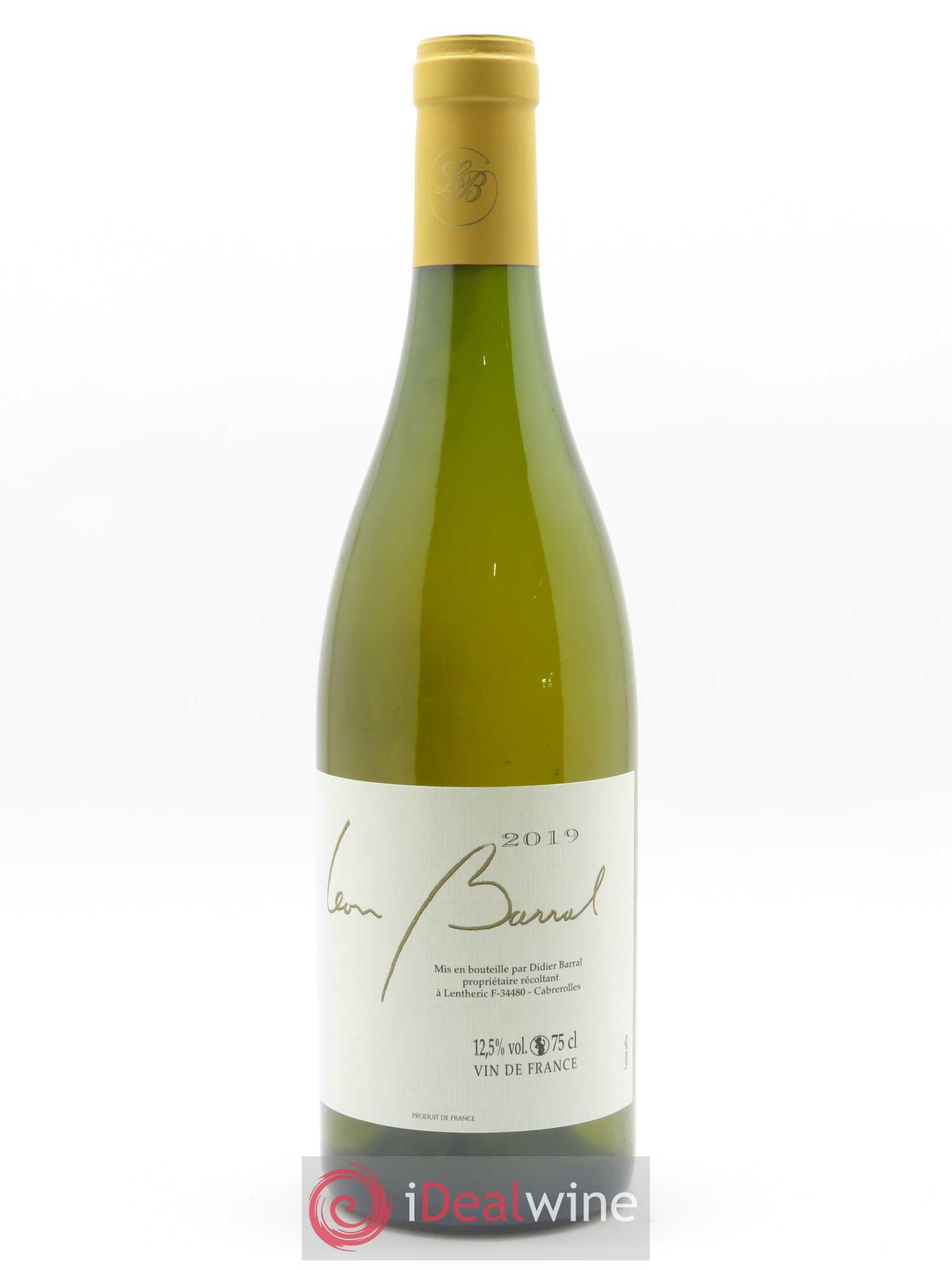 Vin de France Terret Blanc Domaine Léon Barral 2019 - Lot of 1 bottle - 0